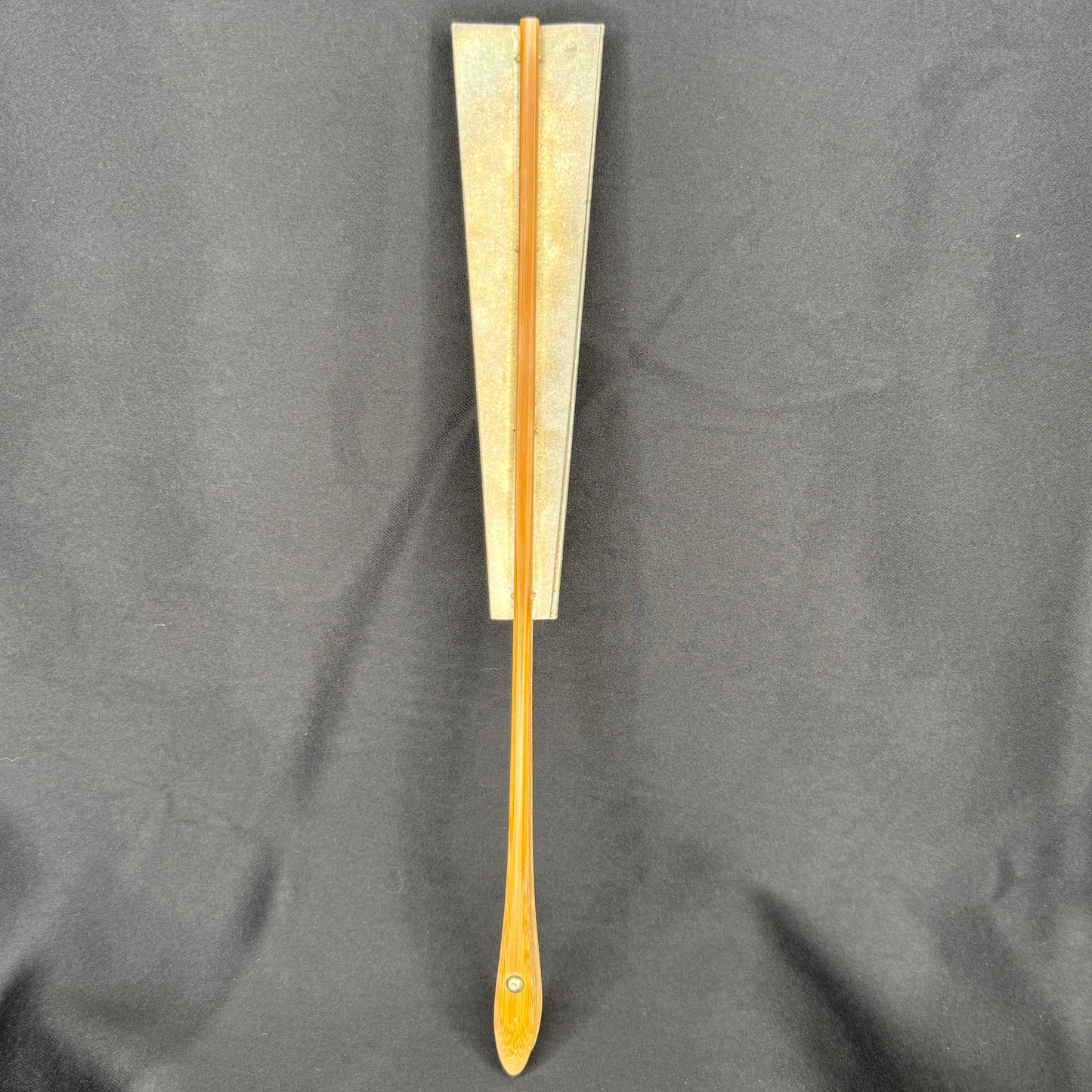 "Silver Streak" Vintage Dance Folding Fan