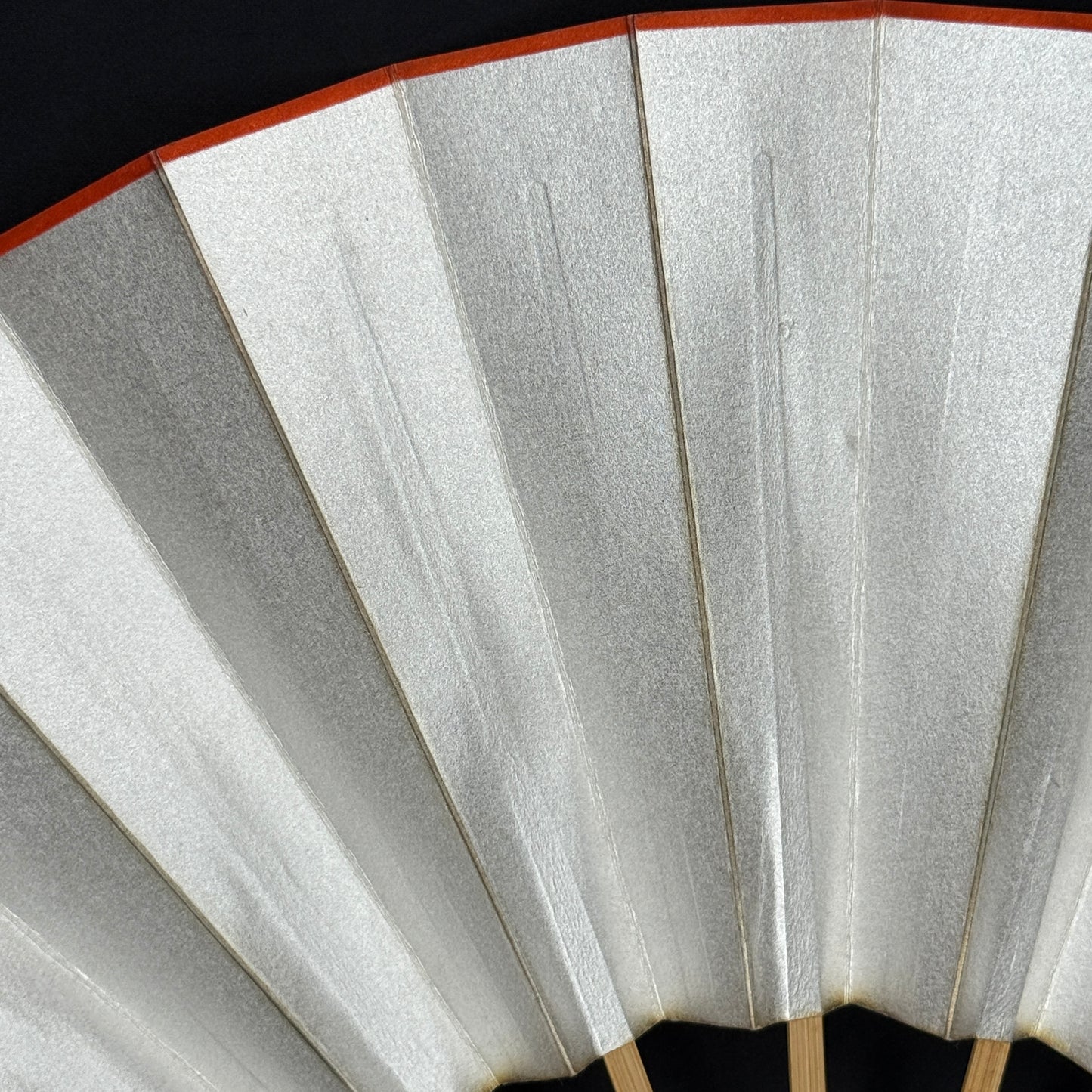 "Orange Edging" Vintage Dance Folding Fan