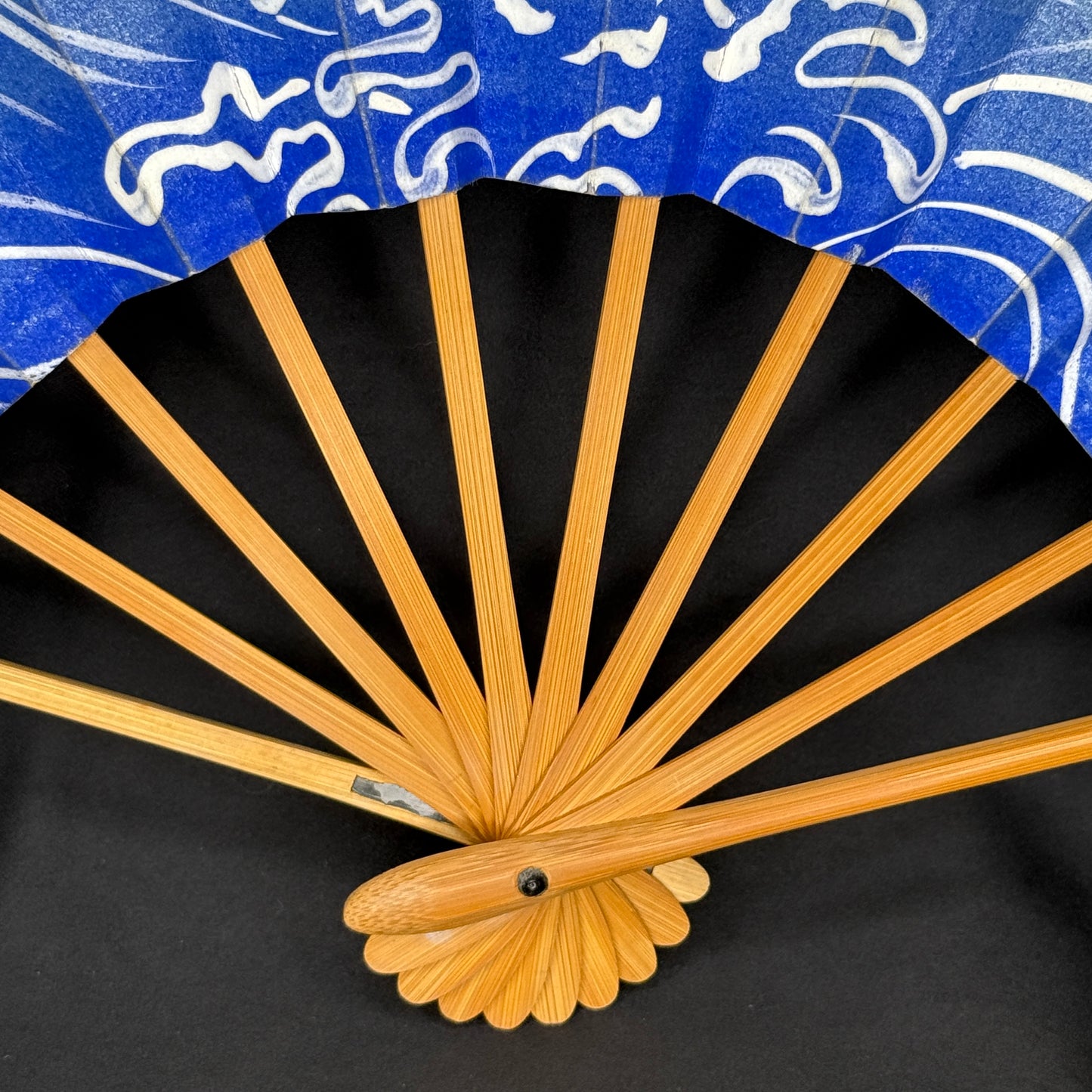 "Tidal Whisper" Vintage Dance Folding Fan