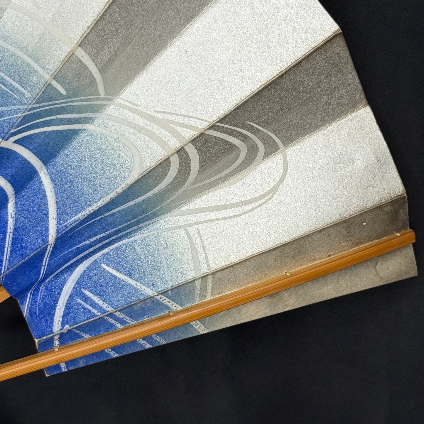 "Tidal Whisper" Vintage Dance Folding Fan