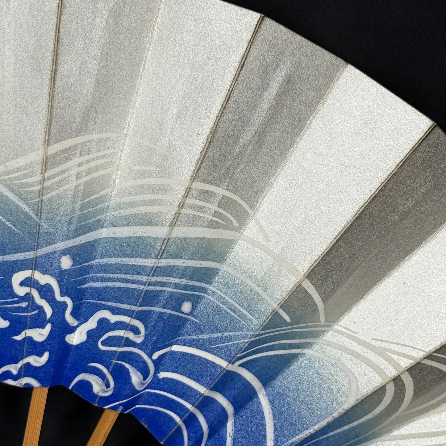 "Tidal Whisper" Vintage Dance Folding Fan
