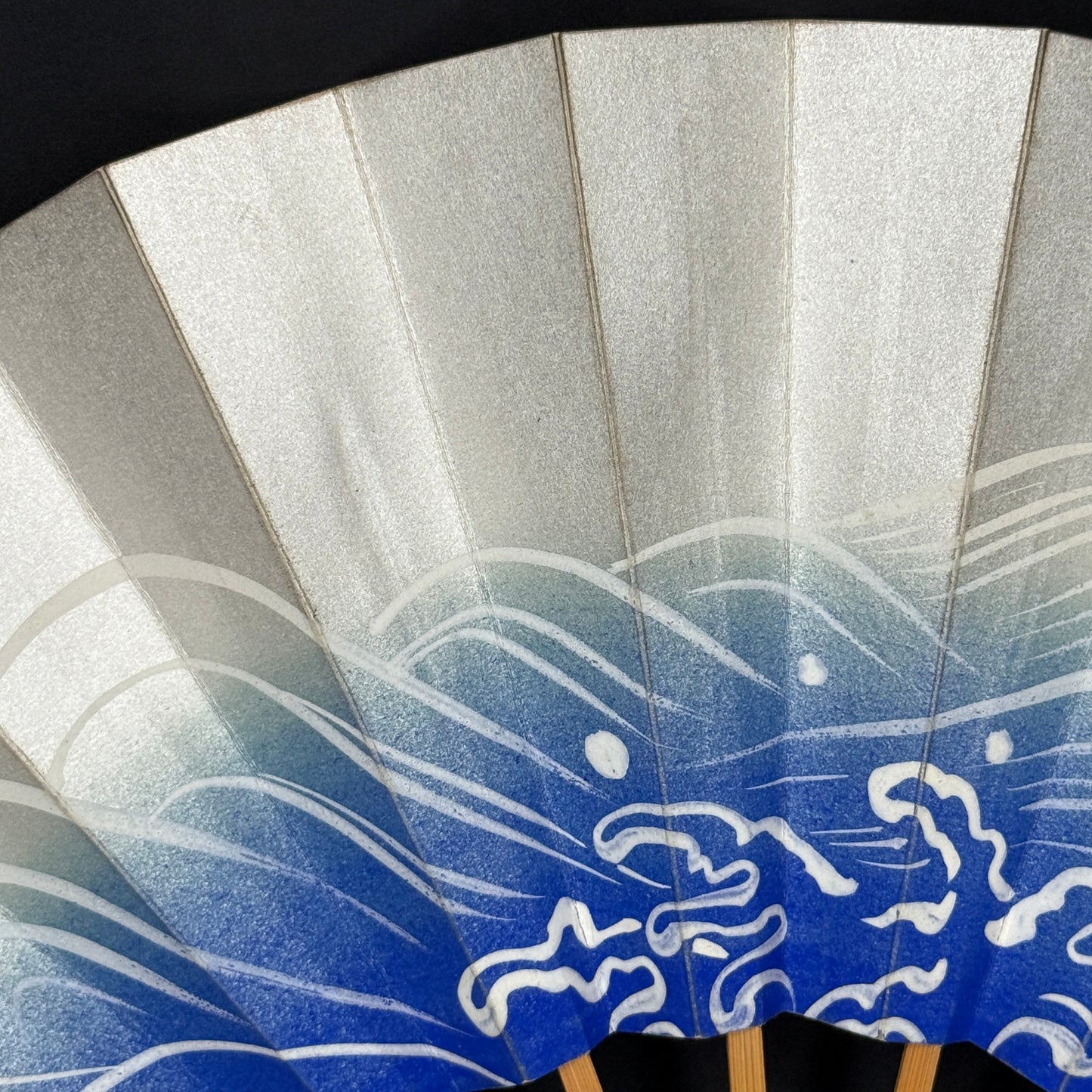 "Tidal Whisper" Vintage Dance Folding Fan