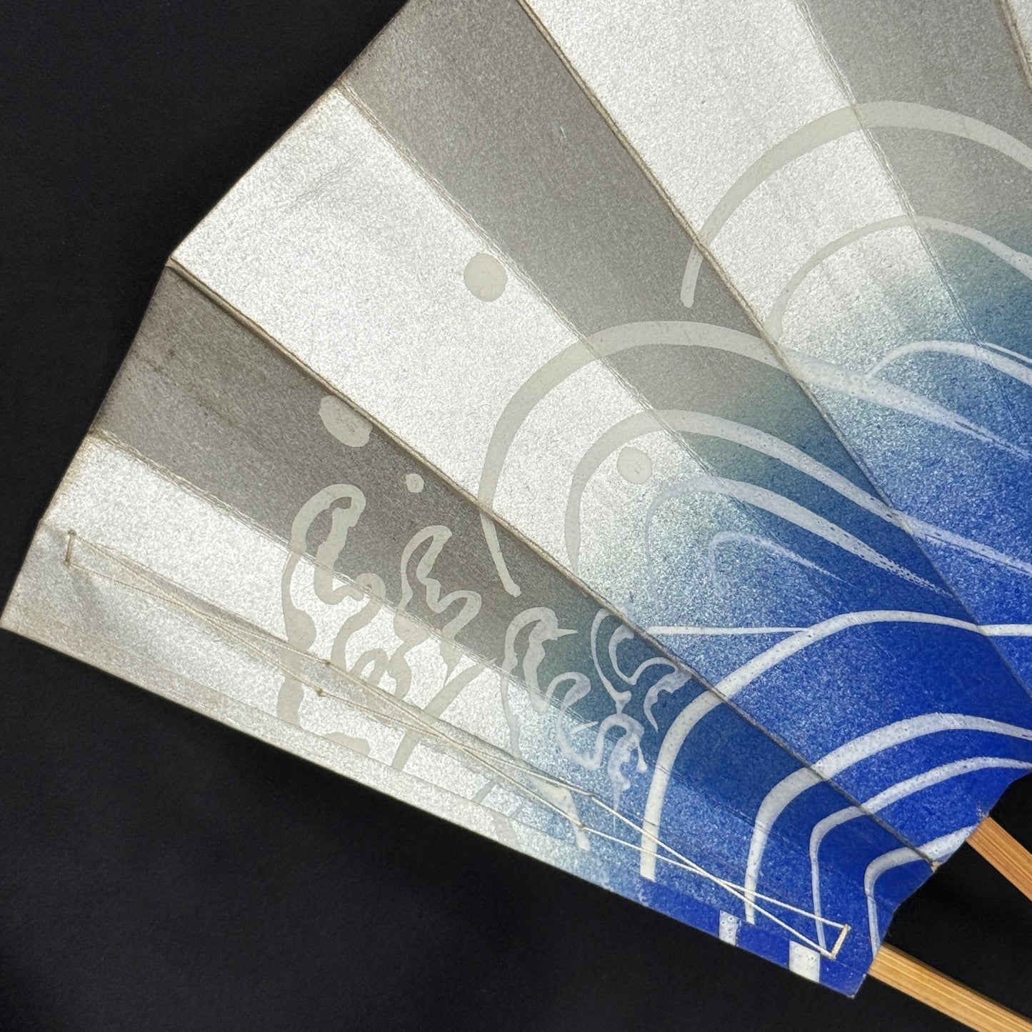 "Tidal Whisper" Vintage Dance Folding Fan