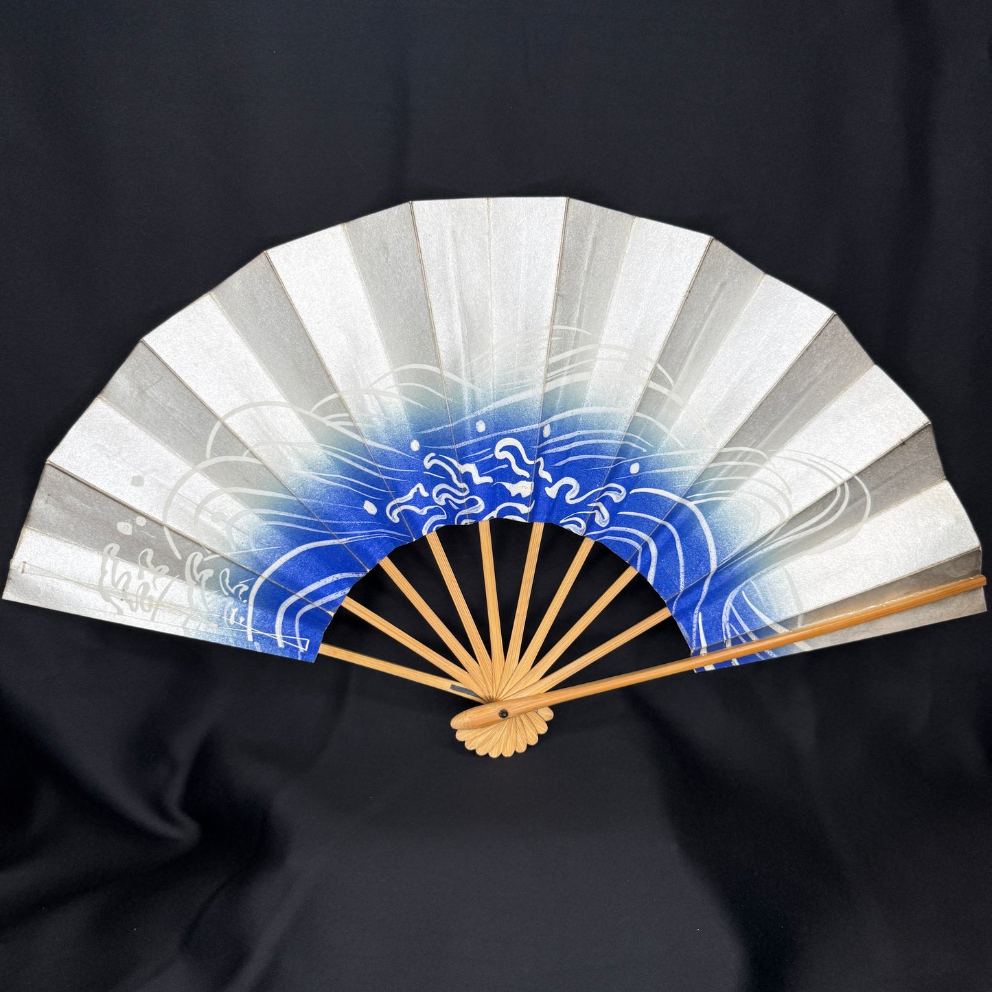"Tidal Whisper" Vintage Dance Folding Fan