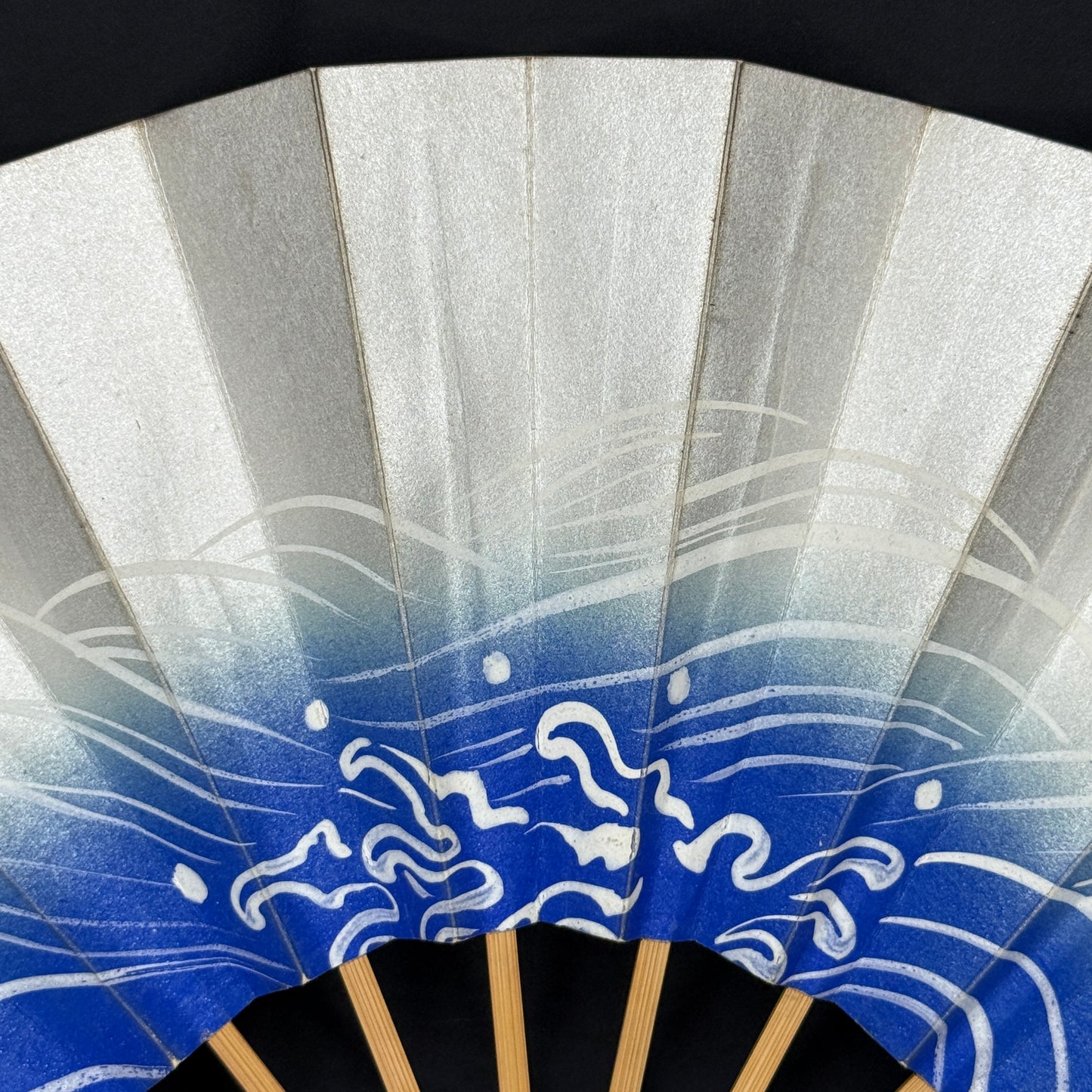 "Tidal Whisper" Vintage Dance Folding Fan