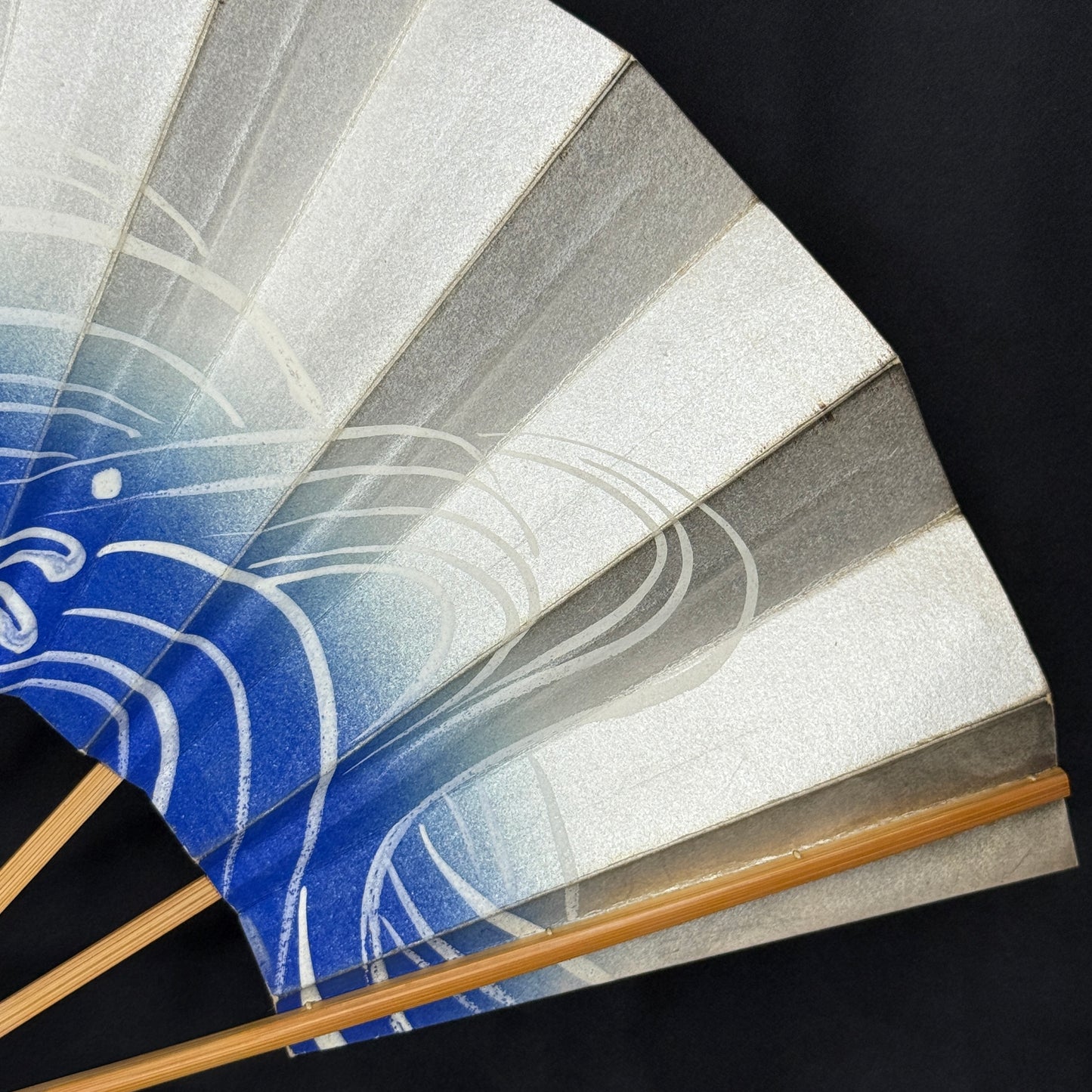 "Tidal Whisper" Vintage Dance Folding Fan
