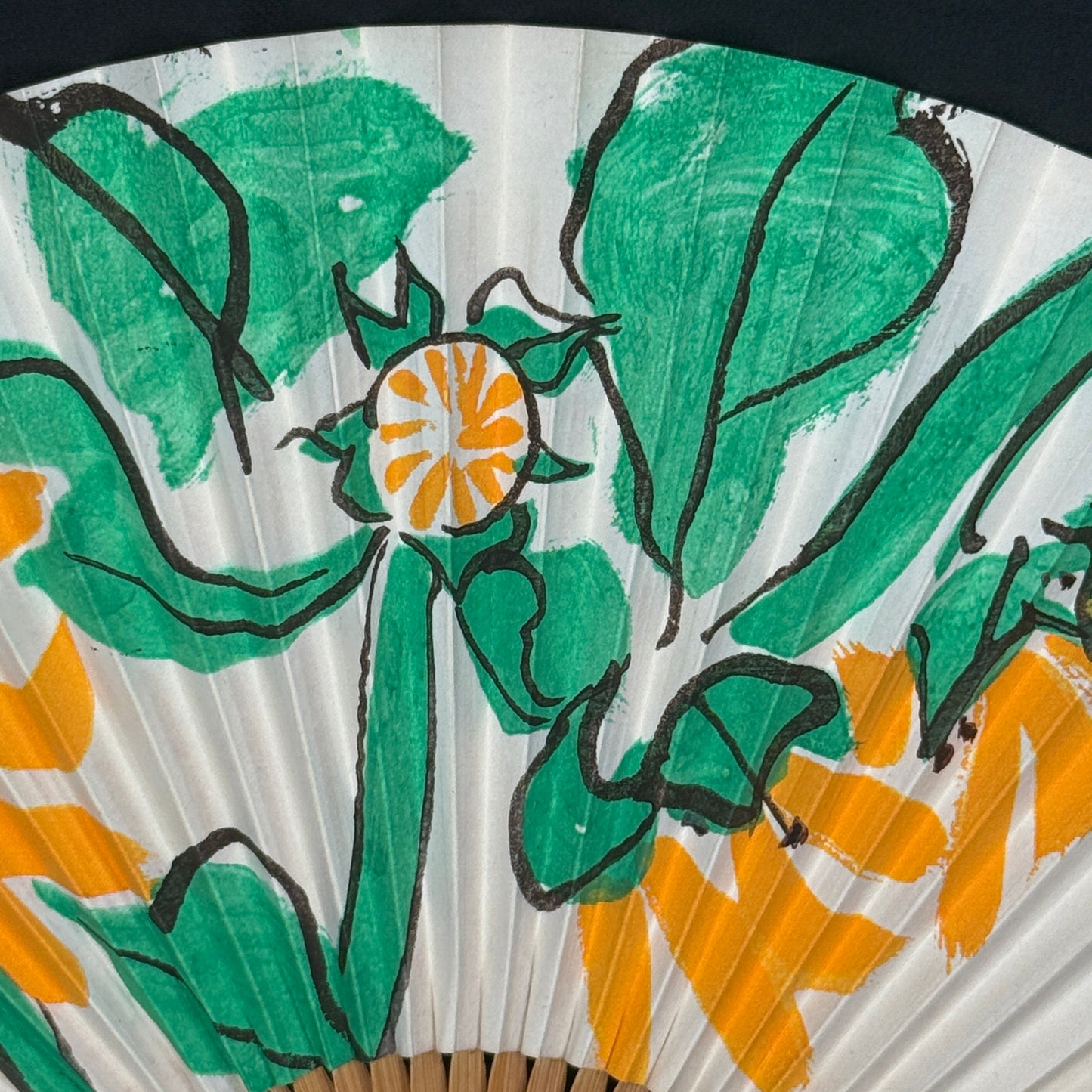 "Van Gogh Summer" Vintage Folding Fan