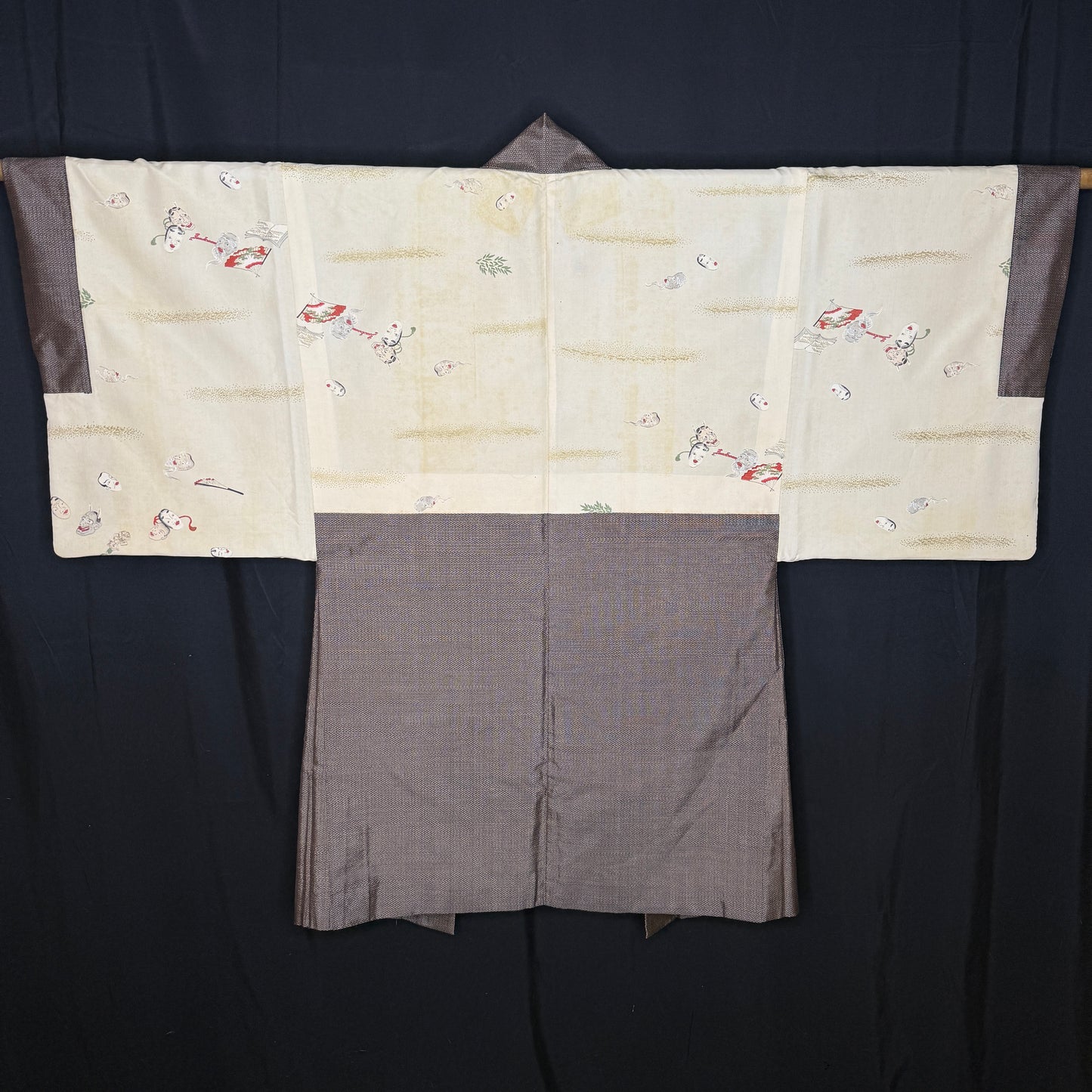 "Faces of the Stage" Vintage Man's Haori
