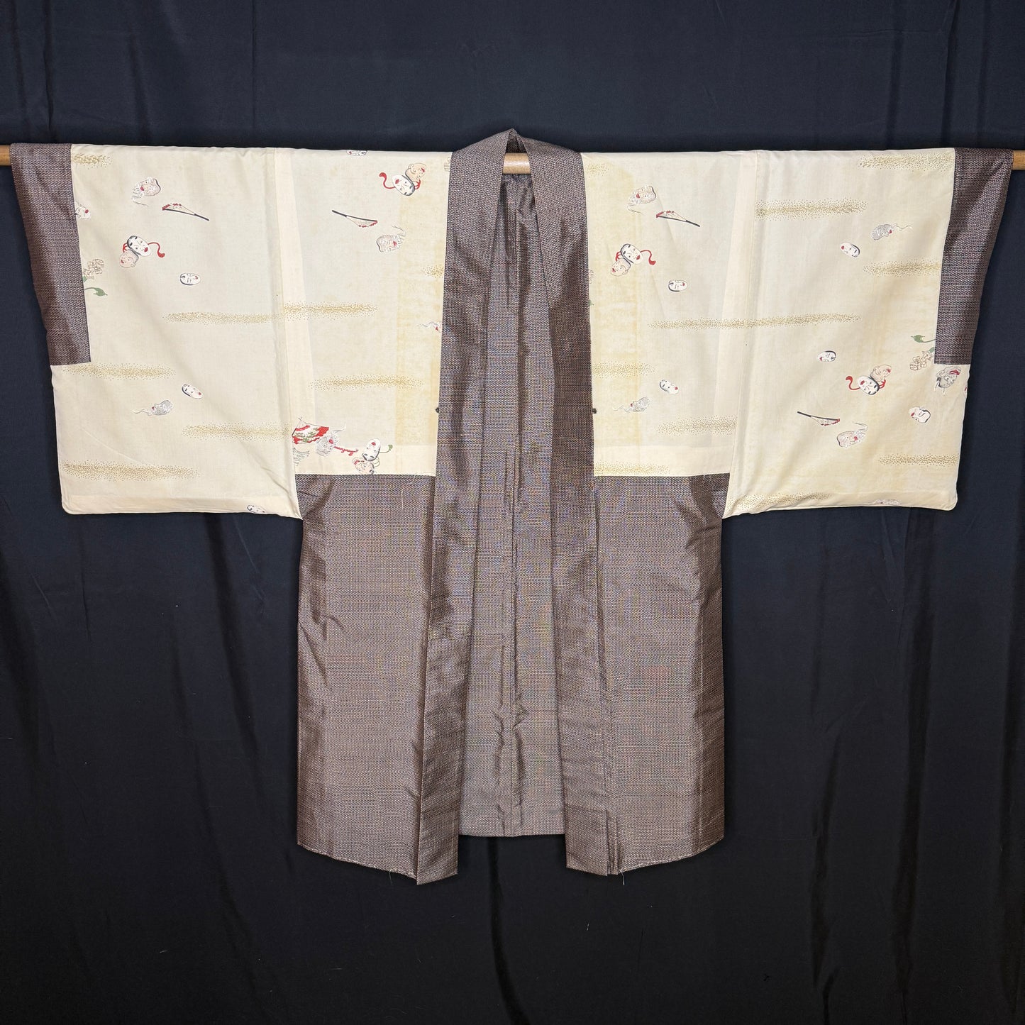 "Faces of the Stage" Vintage Man's Haori