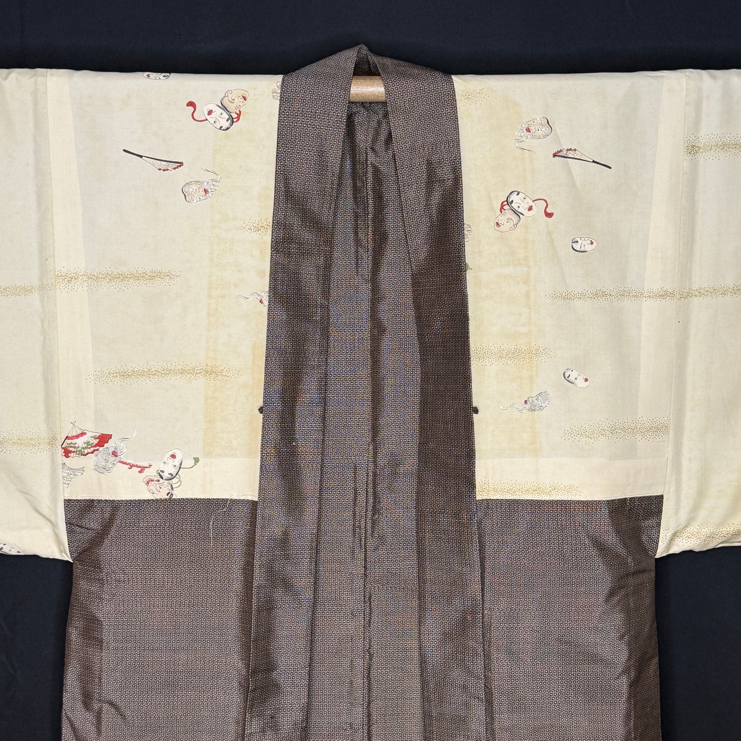"Faces of the Stage" Vintage Man's Haori