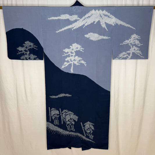 "Way of the Wanderer" Man's Juban Underkimono