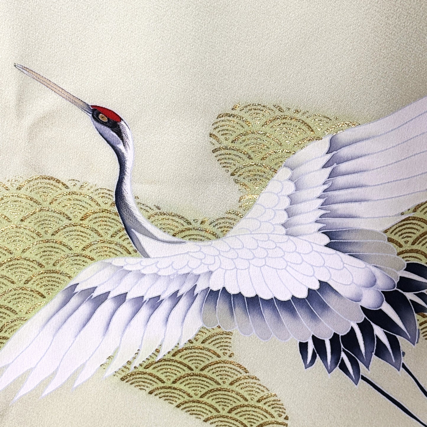 "Cranes in the Clouds" Vintage Boy's Miyamairi