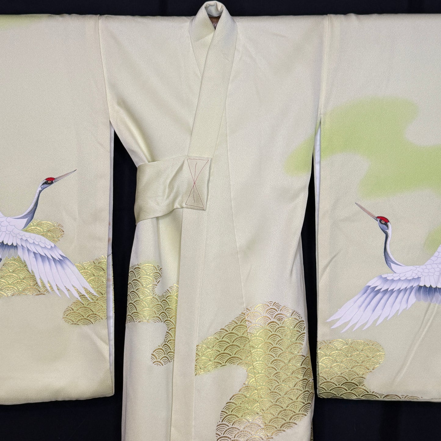 "Cranes in the Clouds" Vintage Boy's Miyamairi