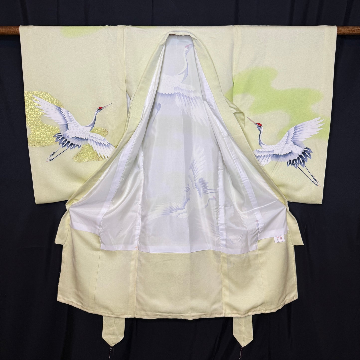 "Cranes in the Clouds" Vintage Boy's Miyamairi