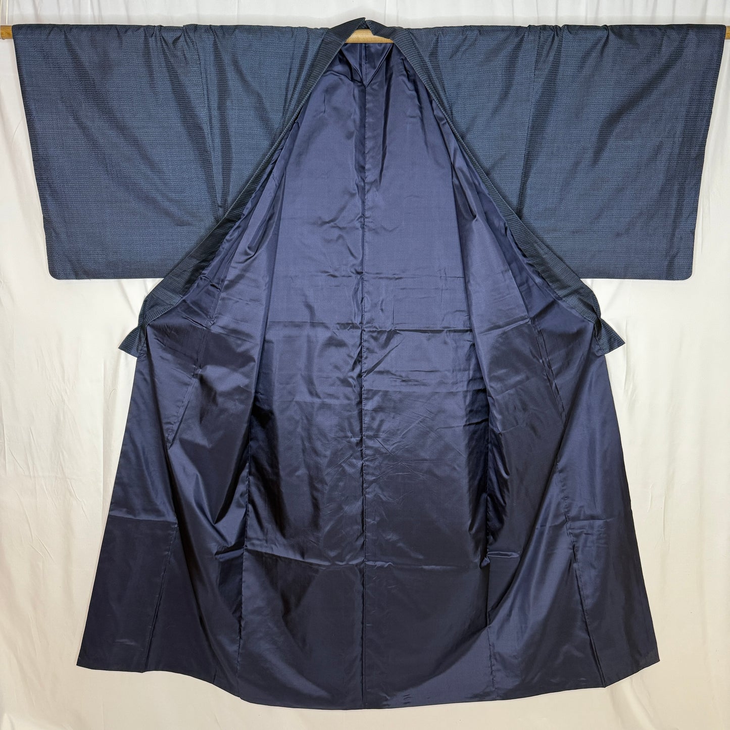 "Midnight Grid" Man's Casual Kimono