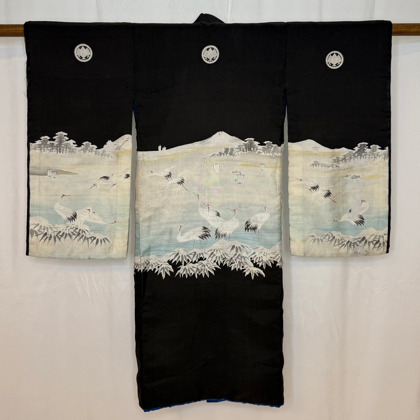 "Cranes in the Bay" Vintage Boy's Miyamairi