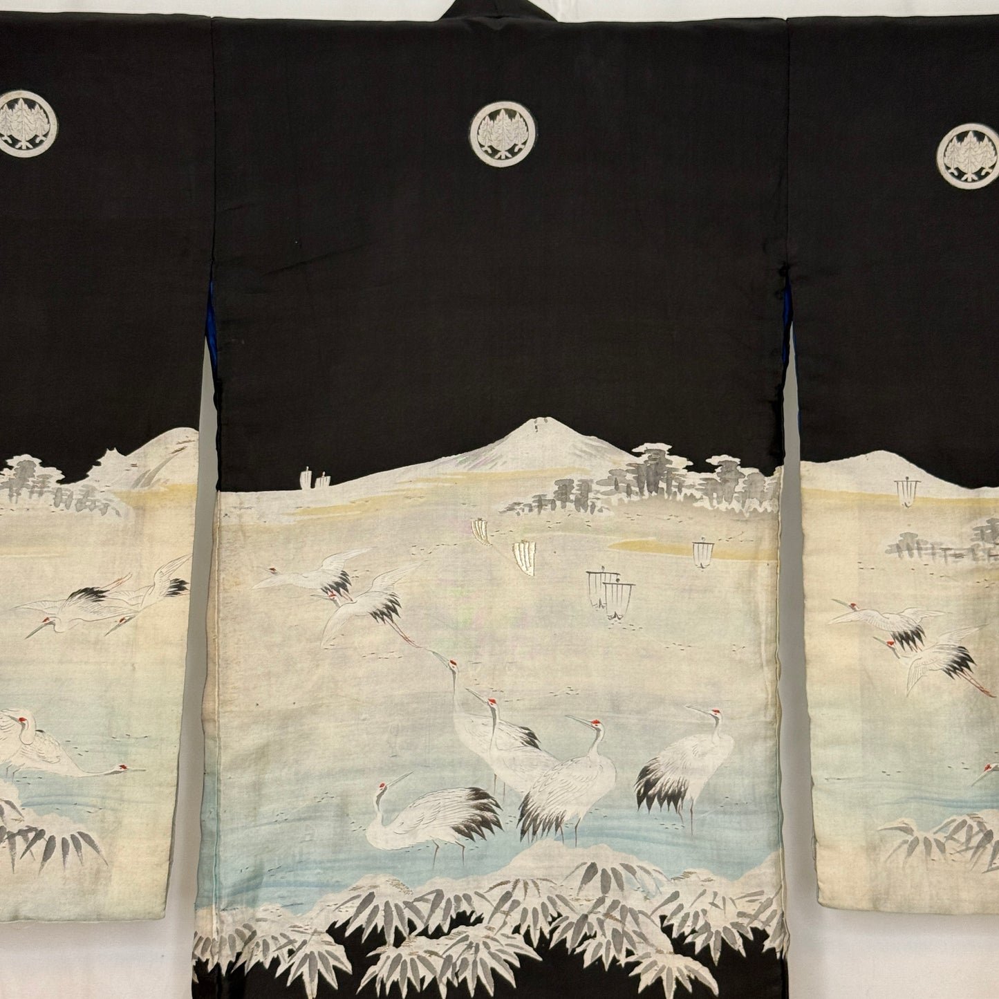 "Cranes in the Bay" Vintage Boy's Miyamairi