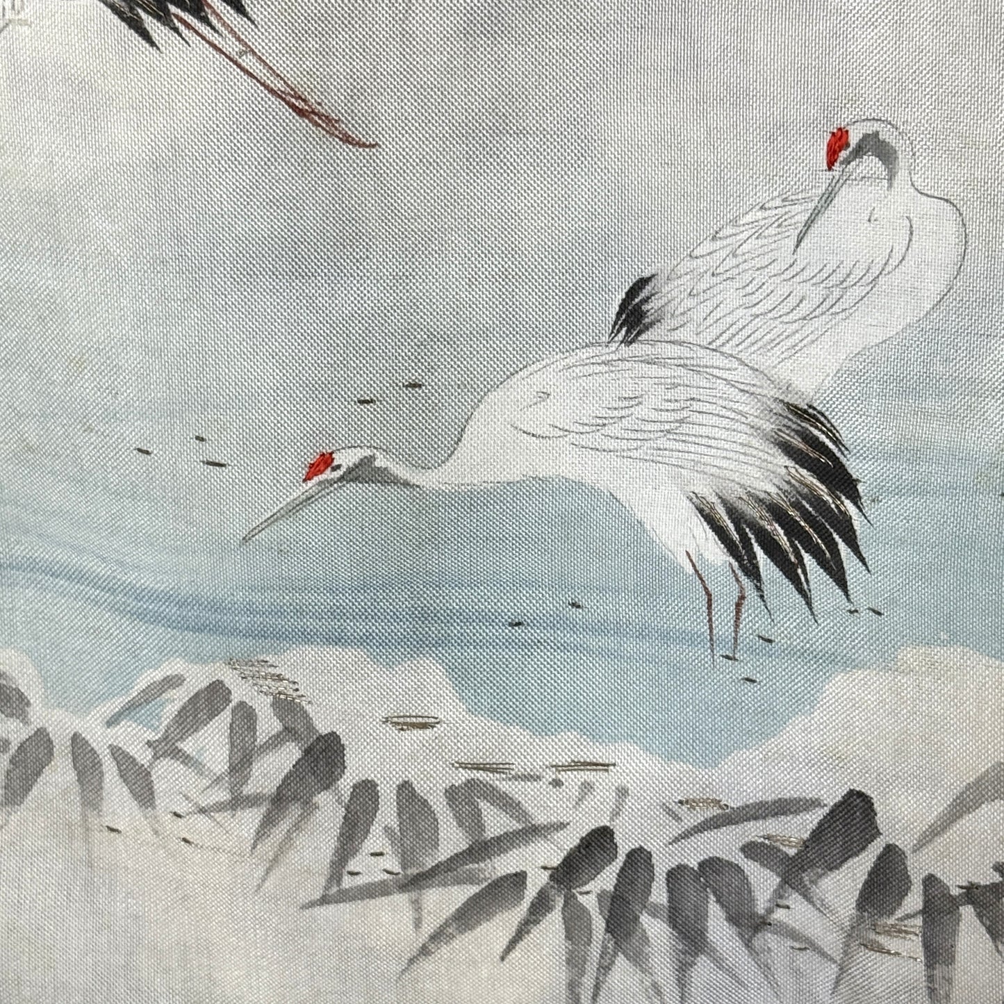 "Cranes in the Bay" Vintage Boy's Miyamairi