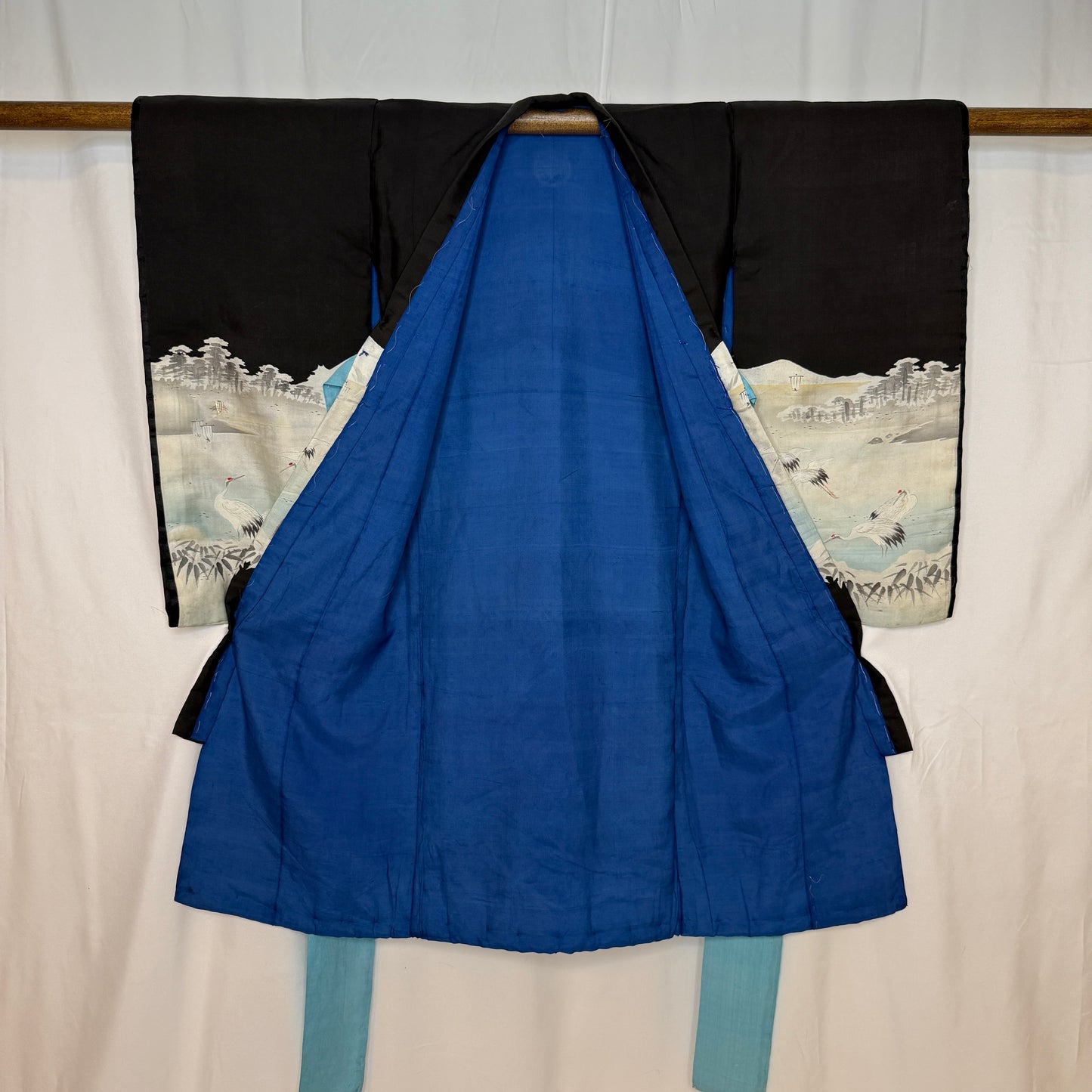 "Cranes in the Bay" Vintage Boy's Miyamairi