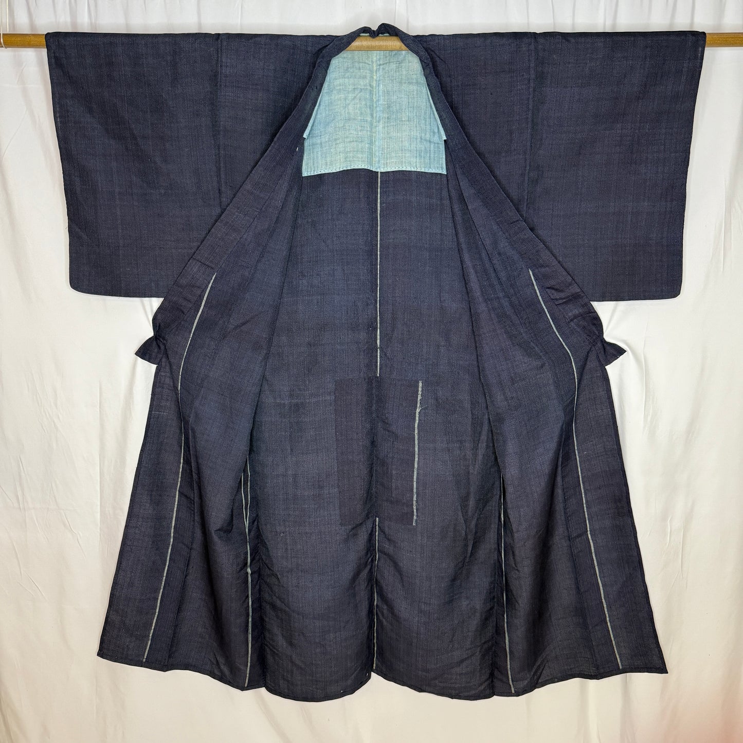 "Denim Blue" Man's Casual Kimono