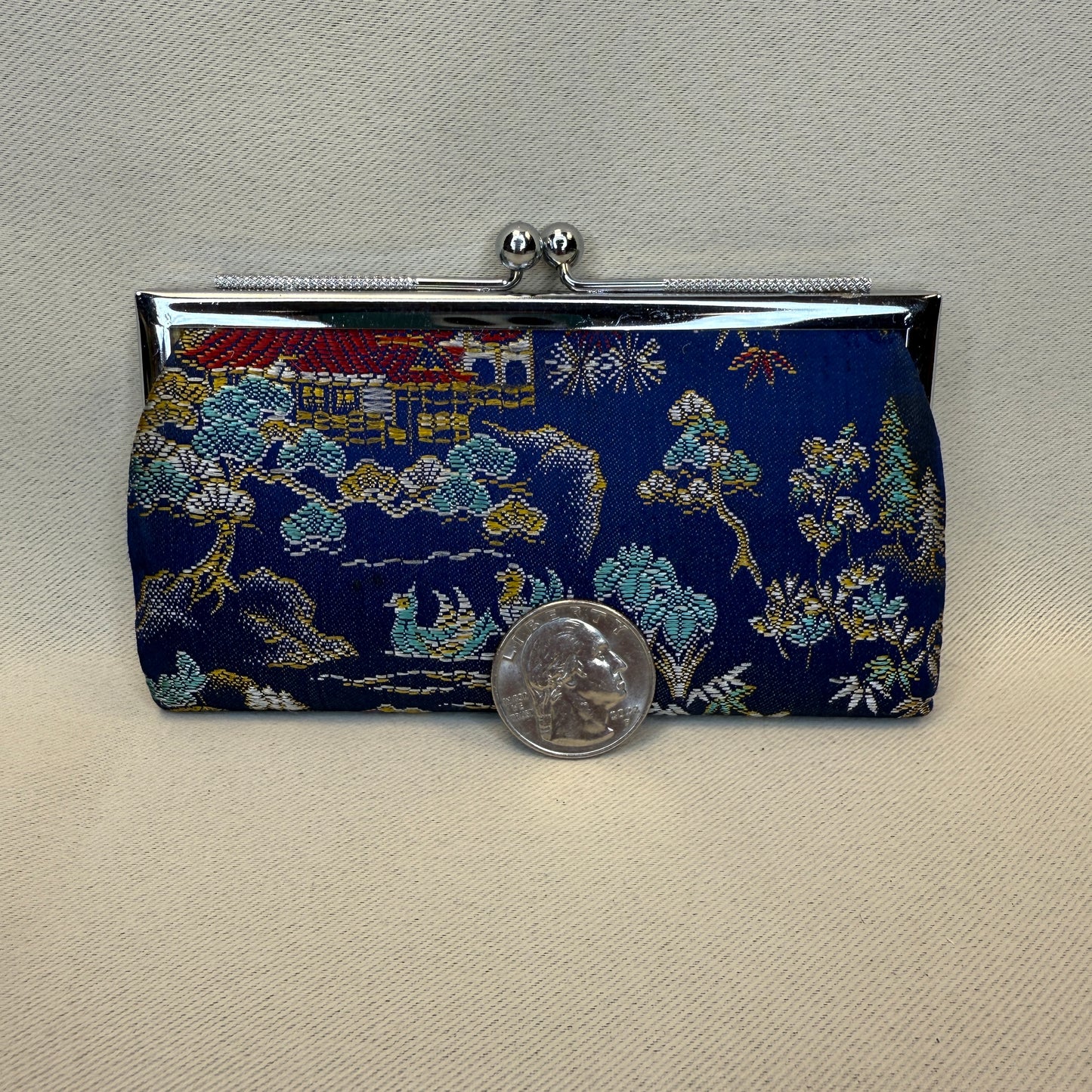 "Kyoto Nights" Japanese Clutch Purse