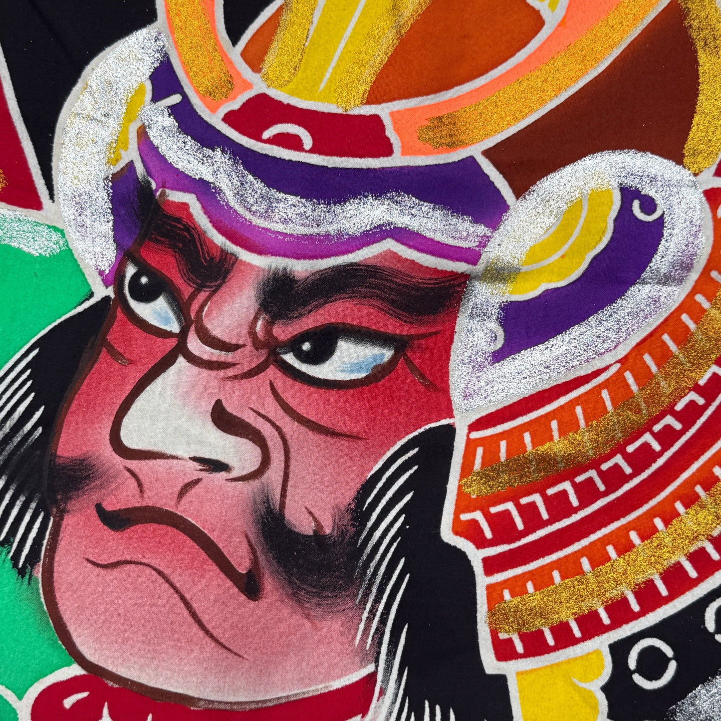 "Three Horsemen" Vintage Nobori Banner