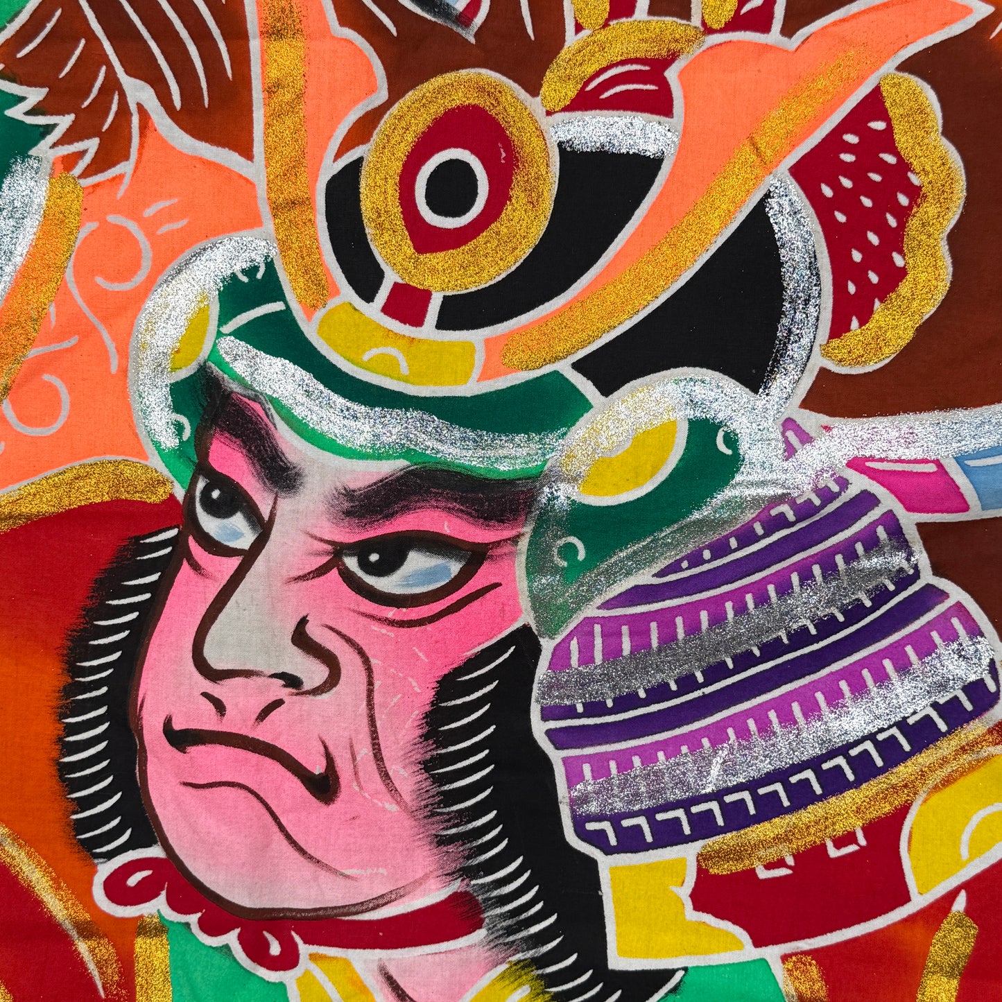 "Three Horsemen" Vintage Nobori Banner
