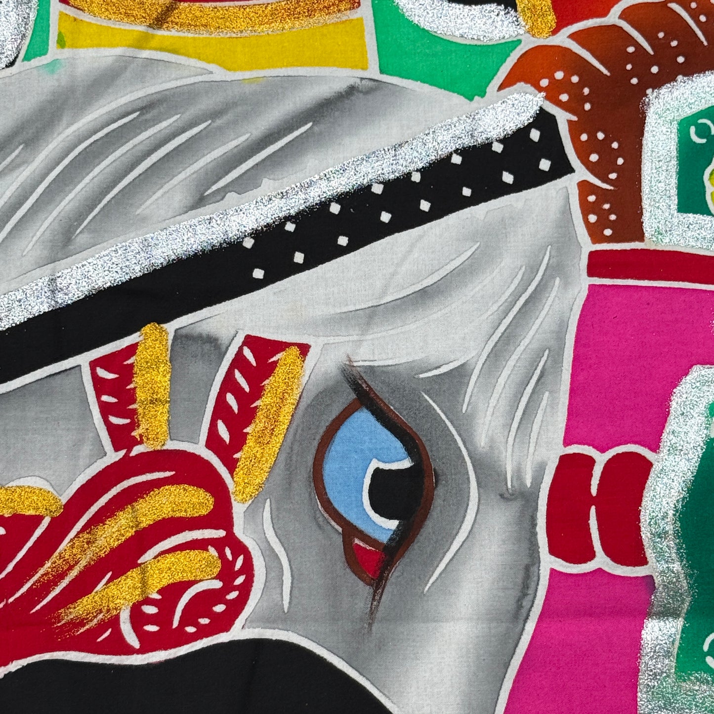 "Three Horsemen" Vintage Nobori Banner