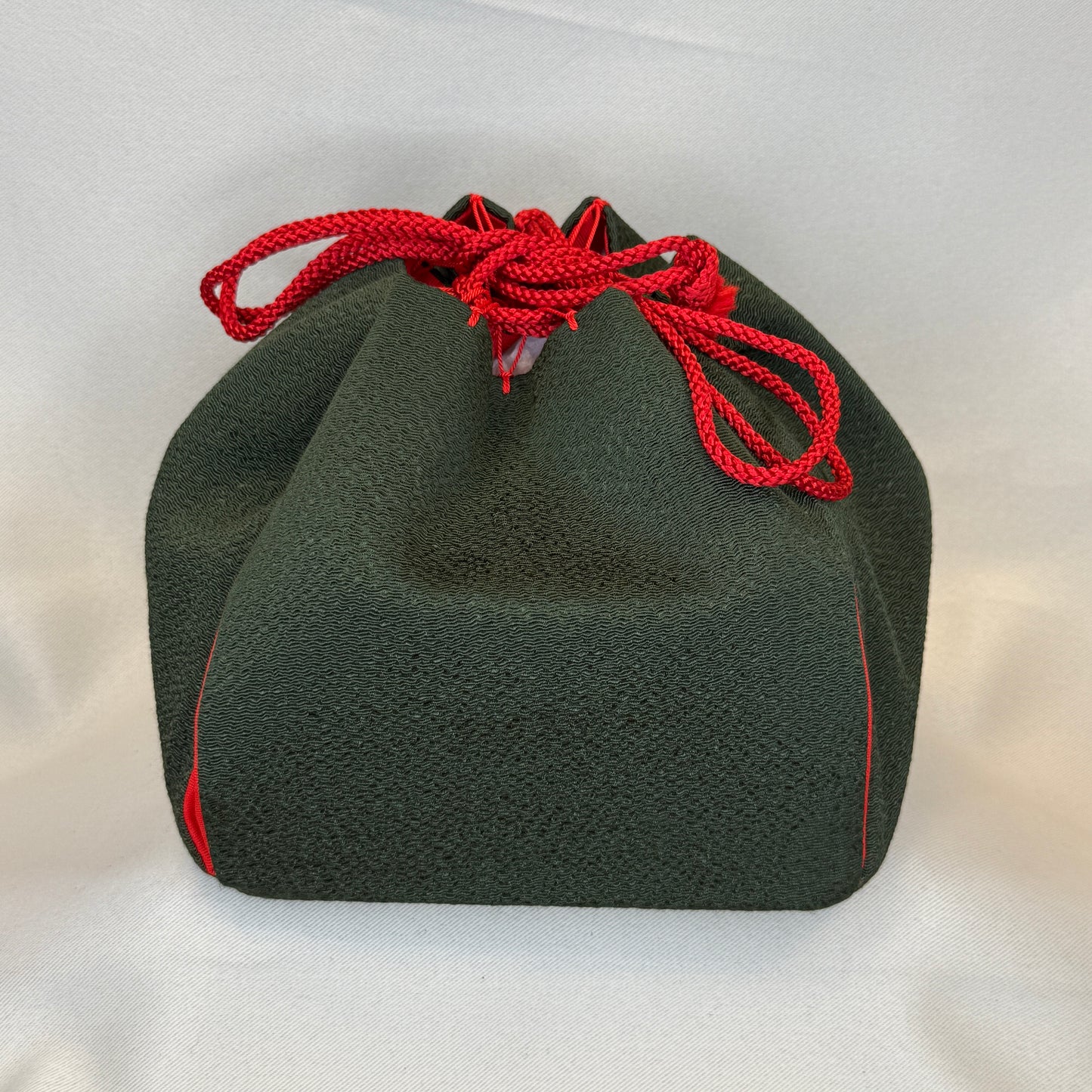 "Holiday Colors" Japanese Kinchaku Drawstring Bag