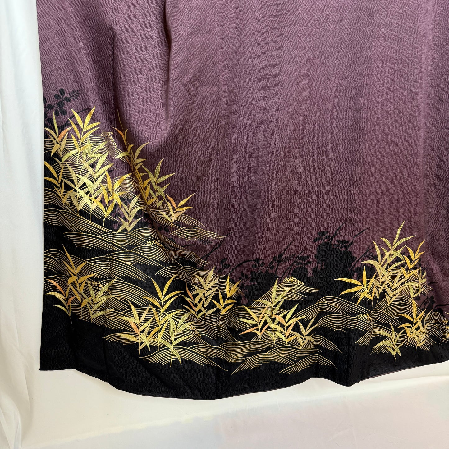 "Golden Bamboo" Vintage Formal Kimono