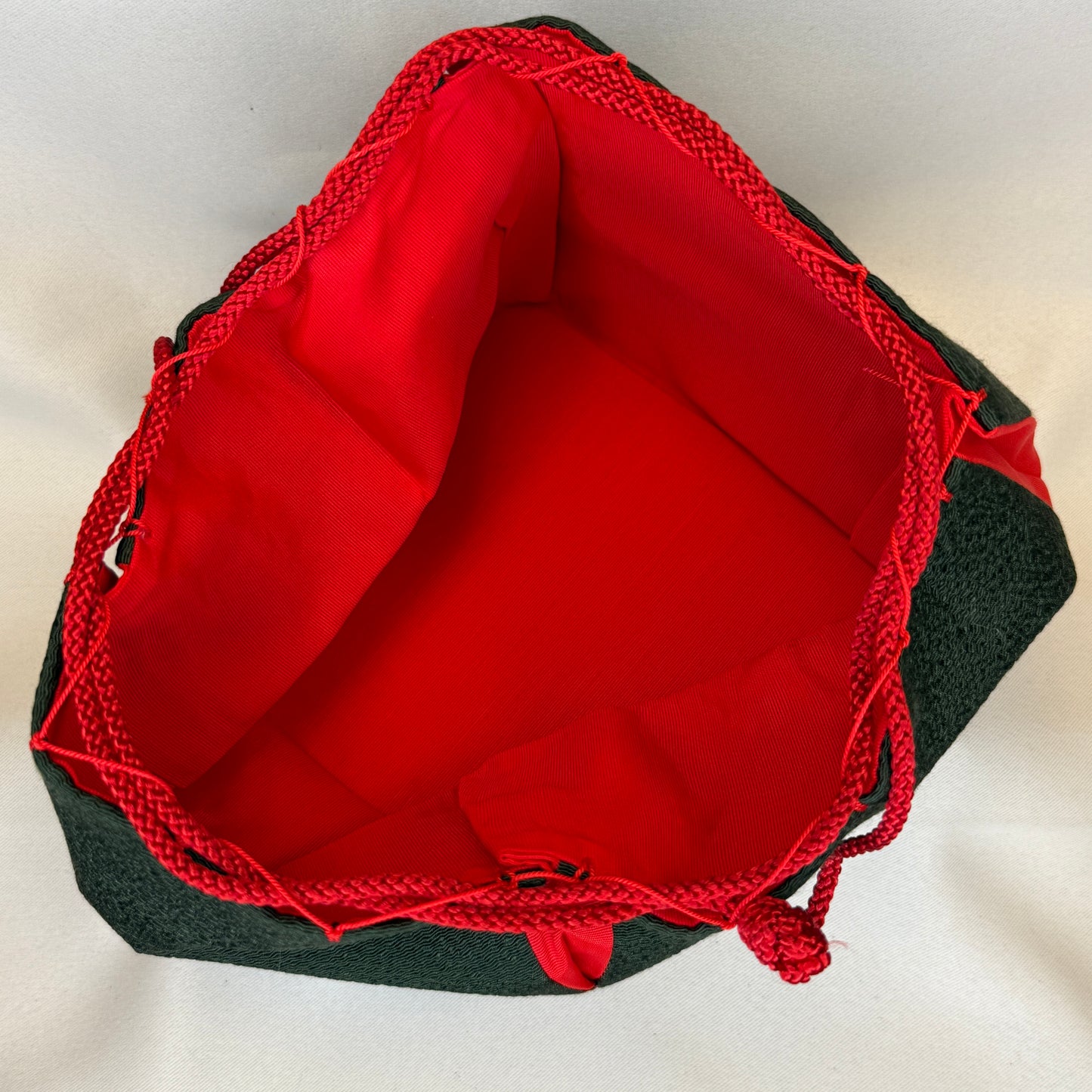 "Holiday Colors" Japanese Kinchaku Drawstring Bag