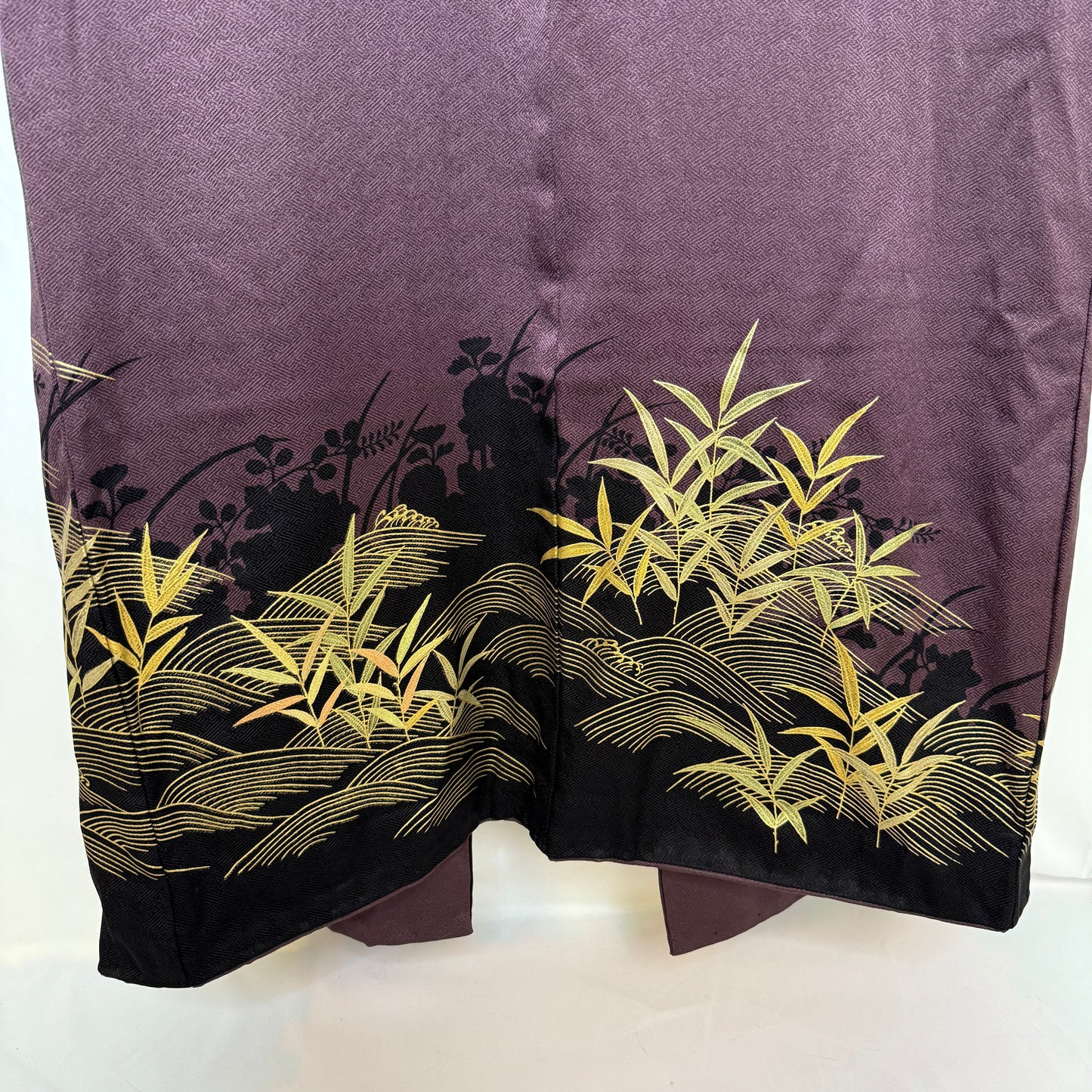 "Golden Bamboo" Vintage Formal Kimono