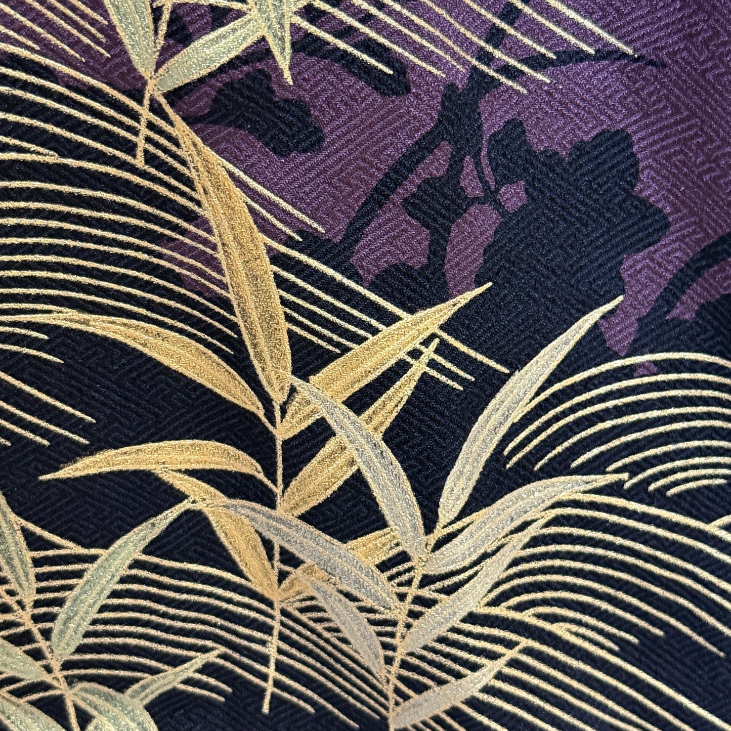 "Golden Bamboo" Vintage Formal Kimono