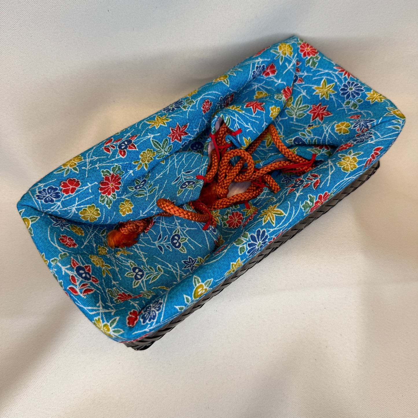 "Summer Harmony" Japanese Kinchaku Basket Bag