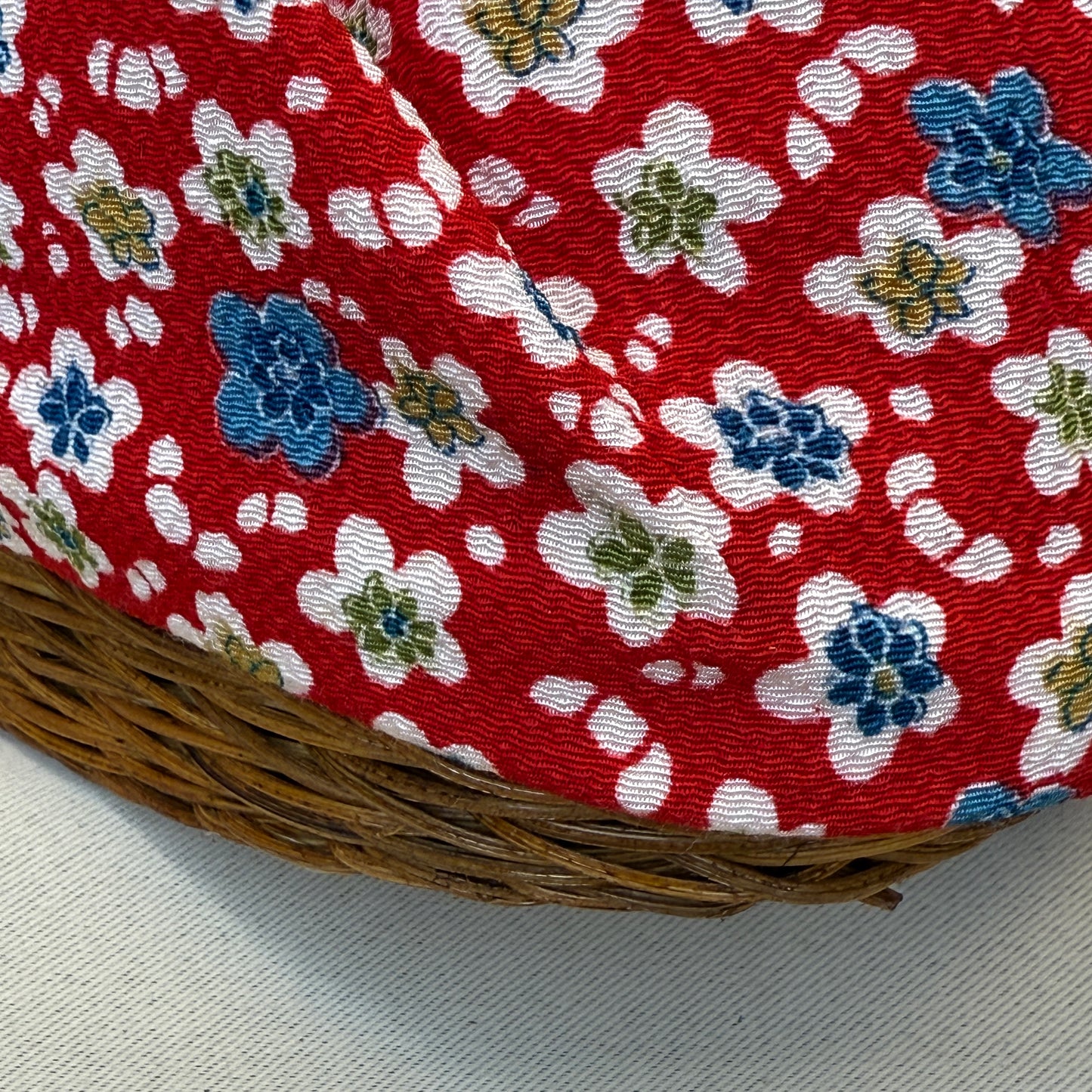 "Kyoto Cutie" Japanese Kinchaku Basket Bag