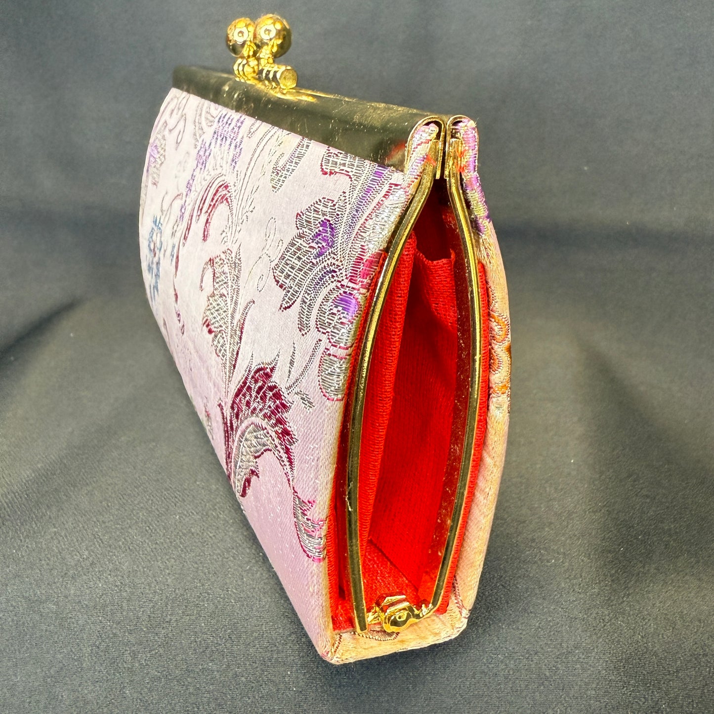 "Lucky Blooms" Japanese Clutch Purse