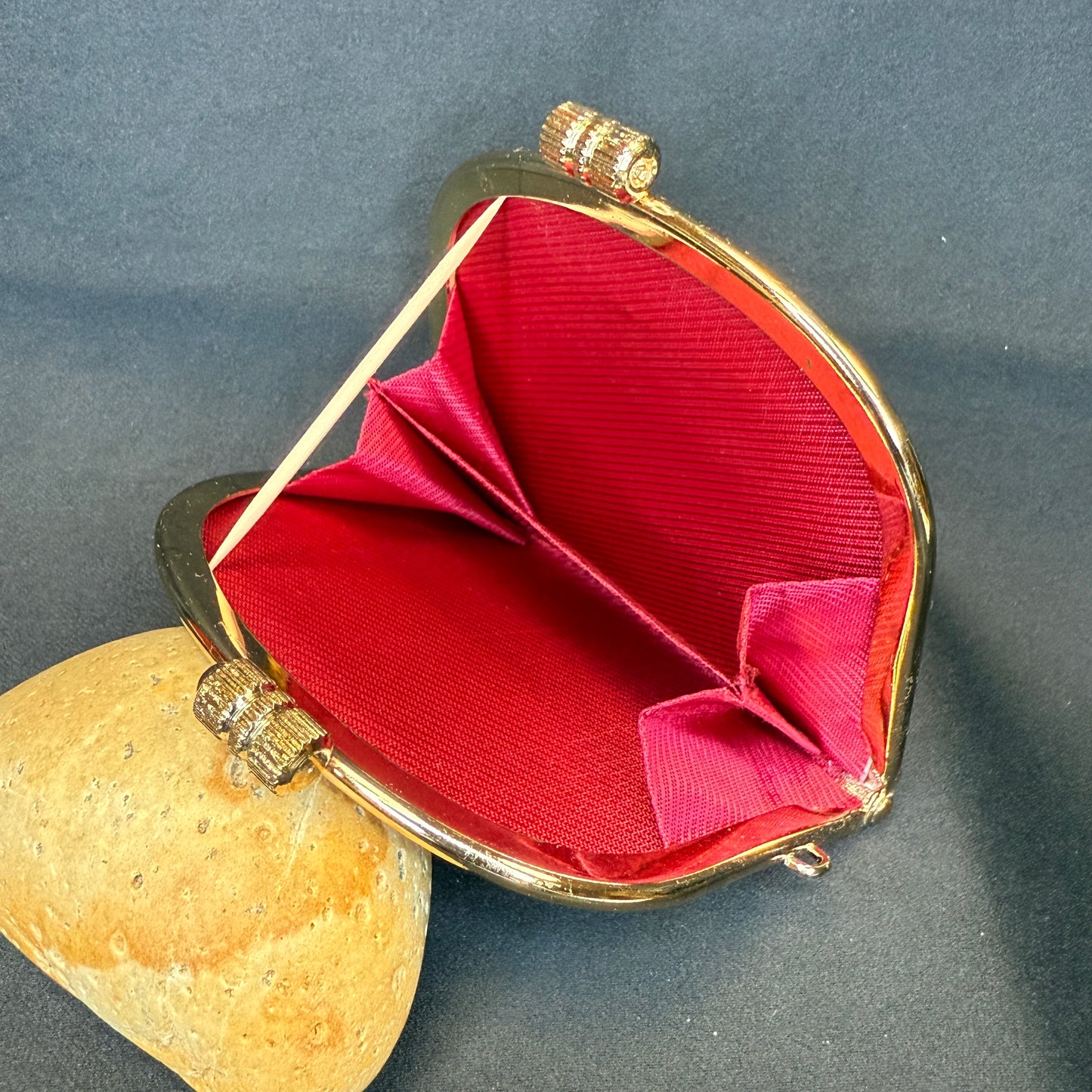 "Crimson Stream" Japanese Coin Purse