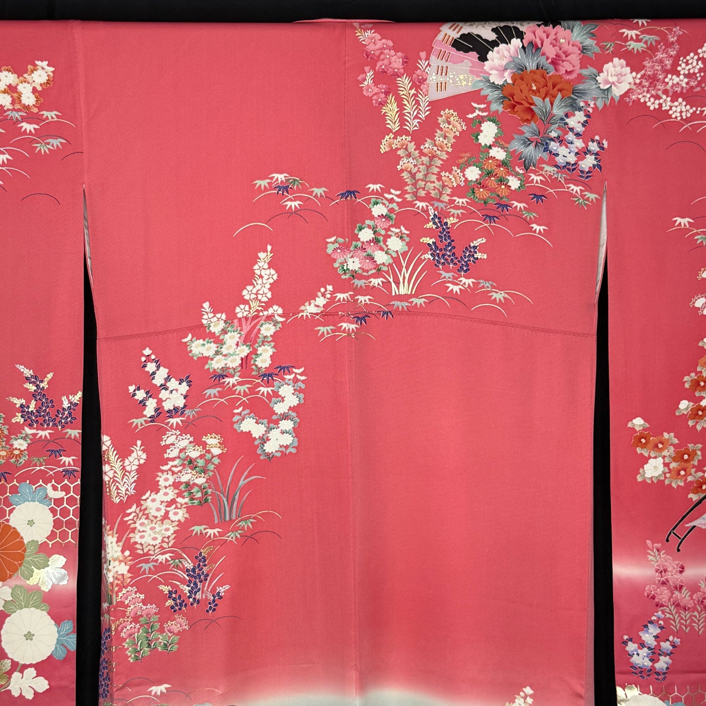 "Palace Coach" Vintage Furisode Kimono