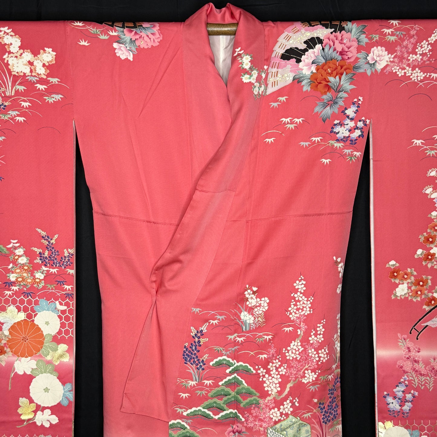 "Palace Coach" Vintage Furisode Kimono