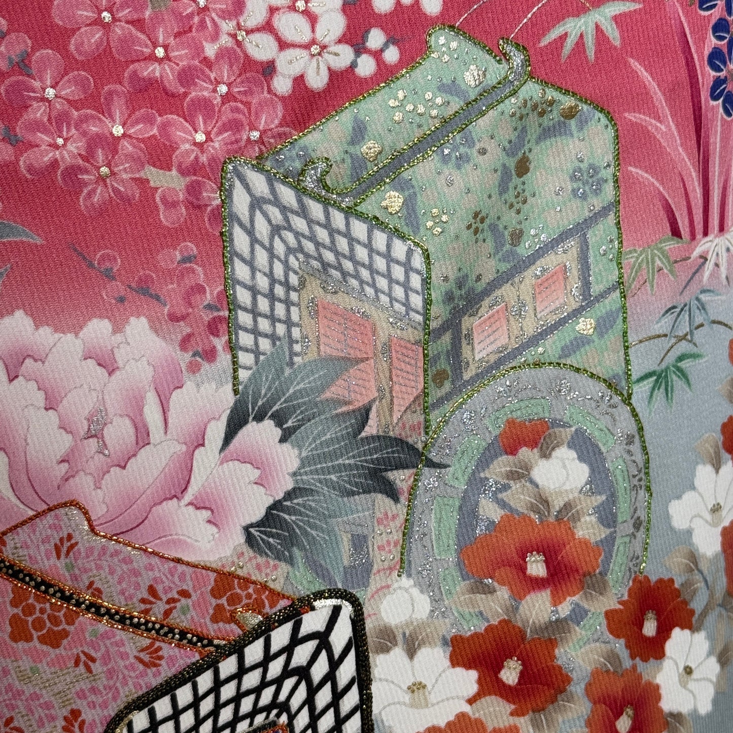 "Palace Coach" Vintage Furisode Kimono