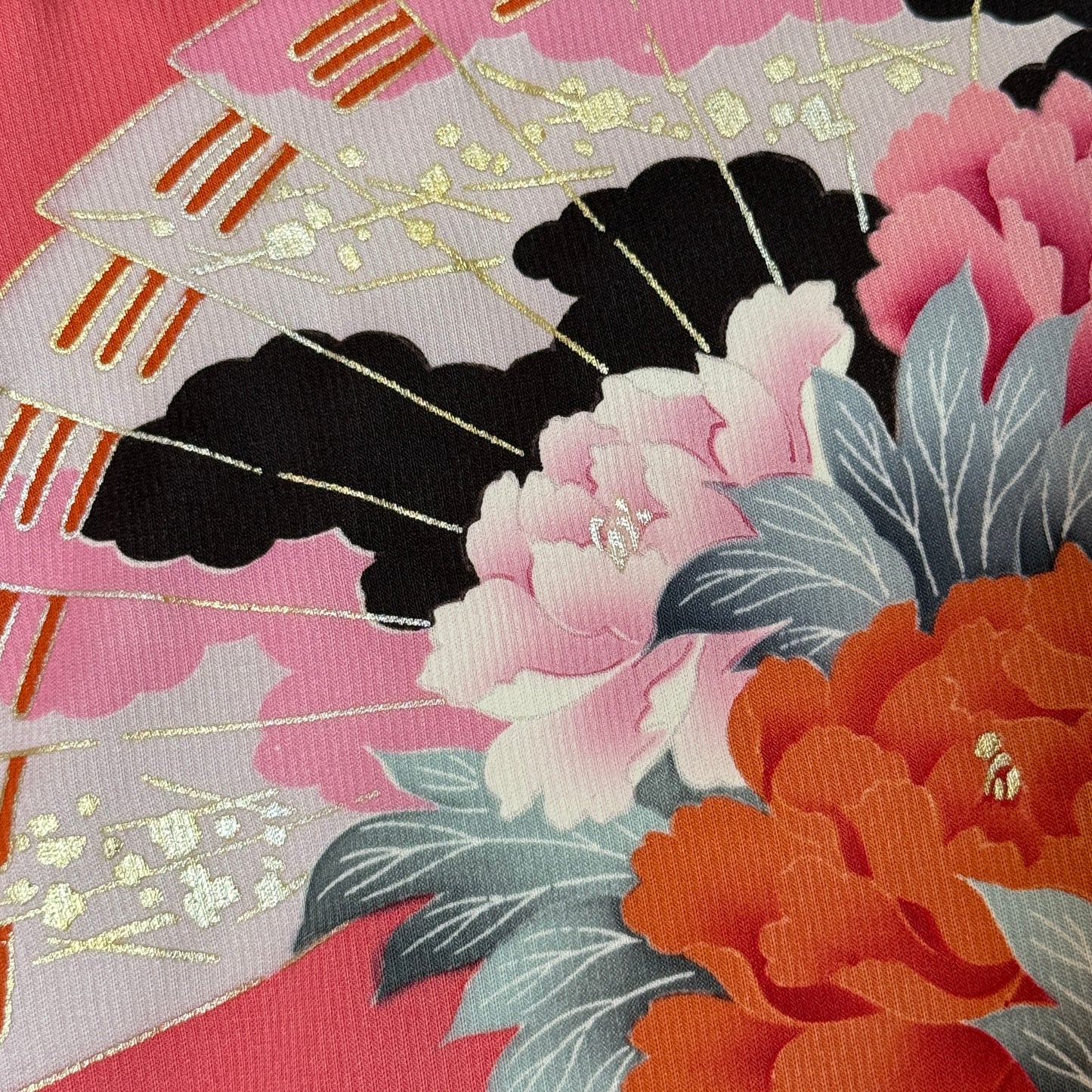 "Palace Coach" Vintage Furisode Kimono