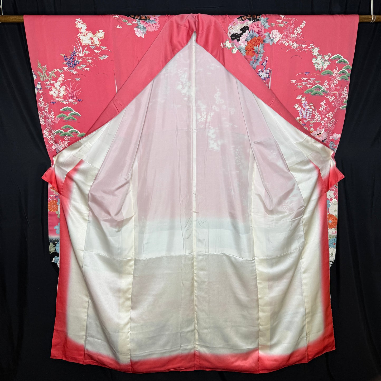 "Palace Coach" Vintage Furisode Kimono