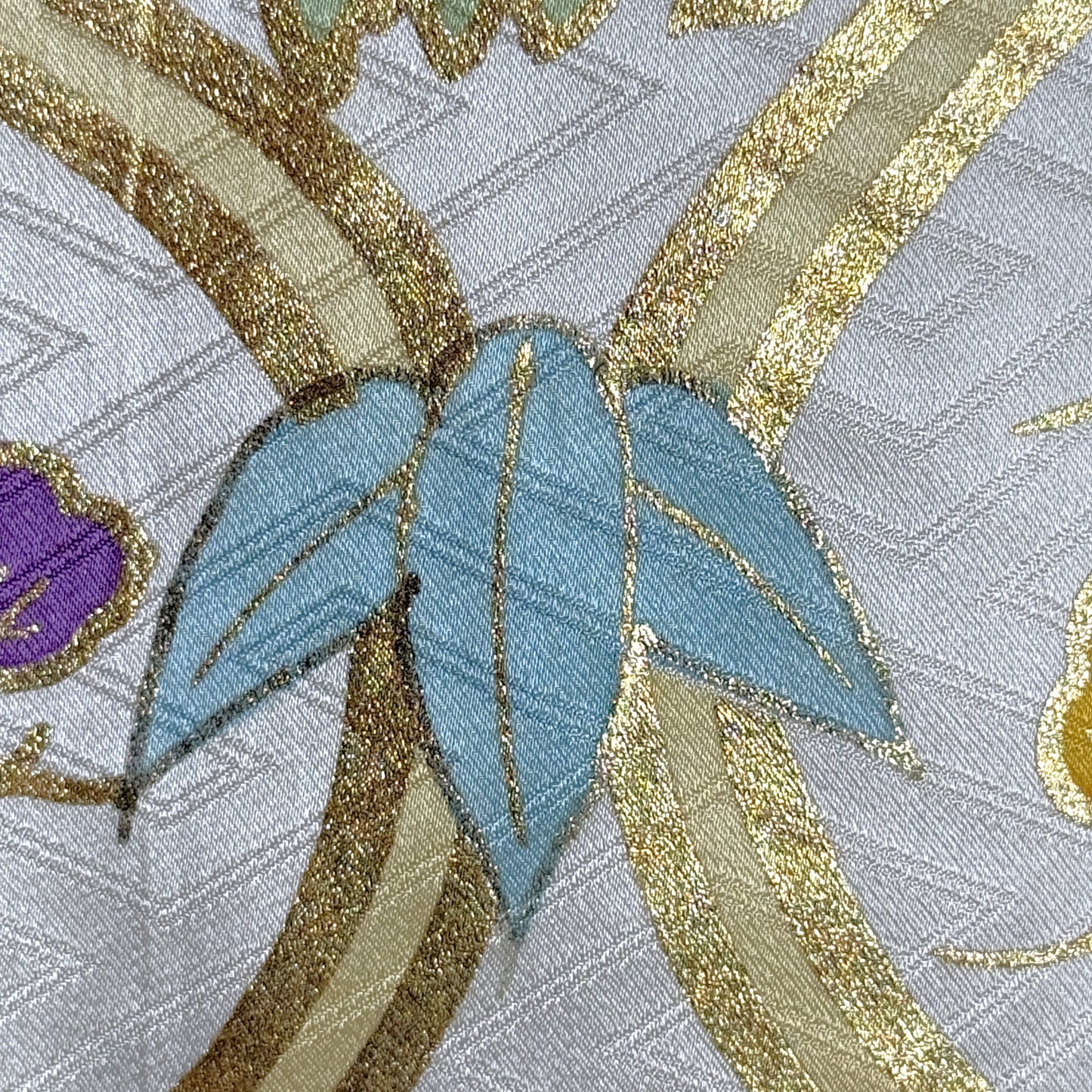 "Tatewaku, Pine, Bamboo" Vintage Furisode Kimono
