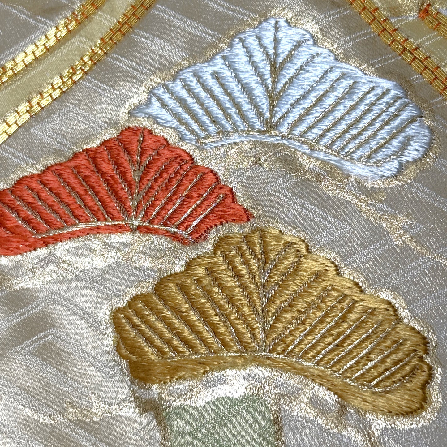 "Tatewaku, Pine, Bamboo" Vintage Furisode Kimono
