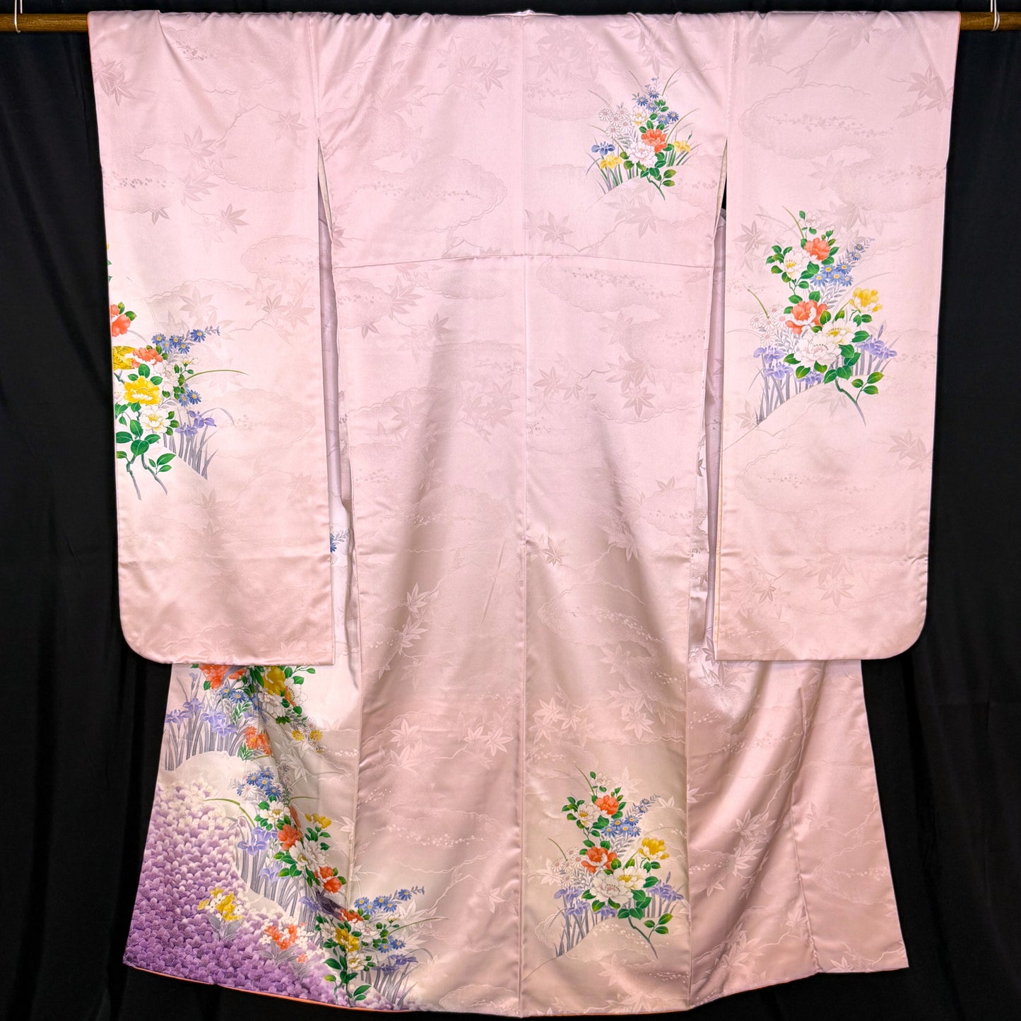 "Pastel Pink" Vintage Furisode Kimono