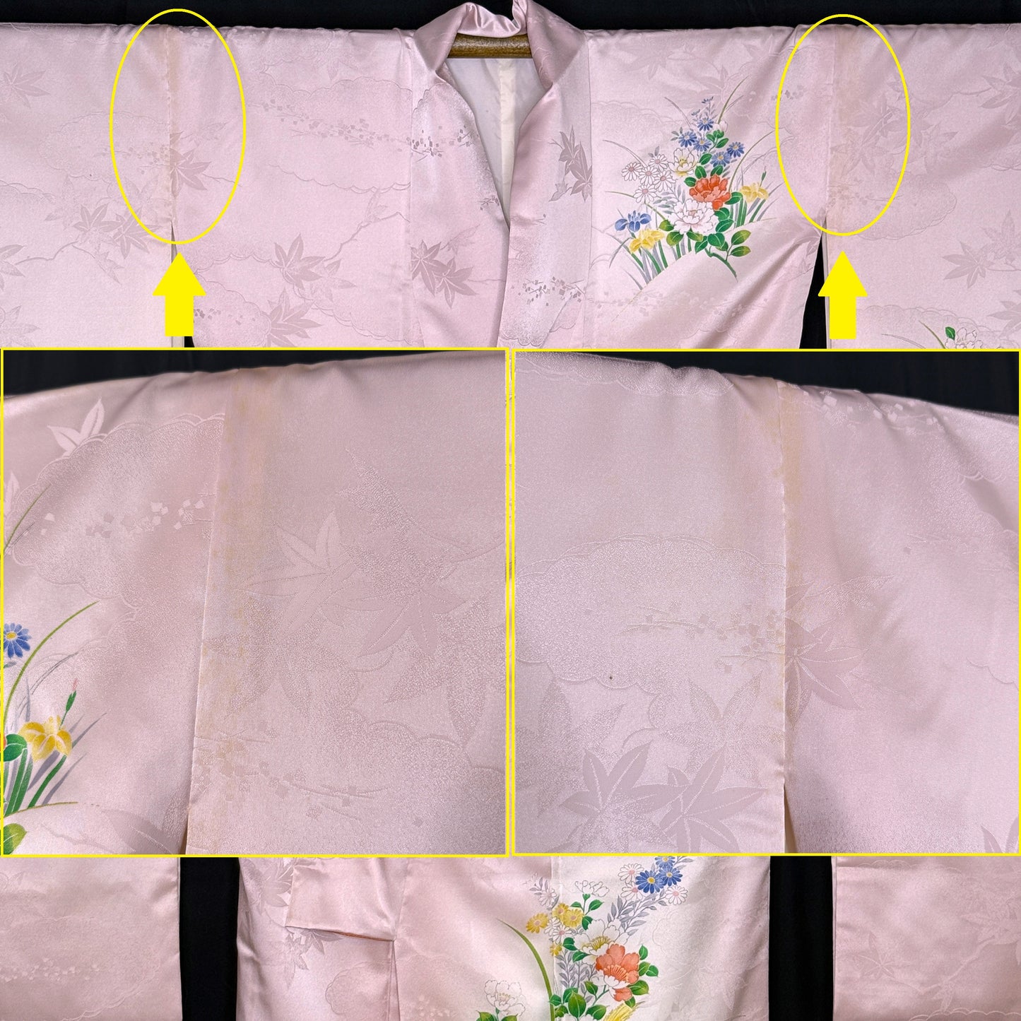 "Pastel Pink" Vintage Furisode Kimono