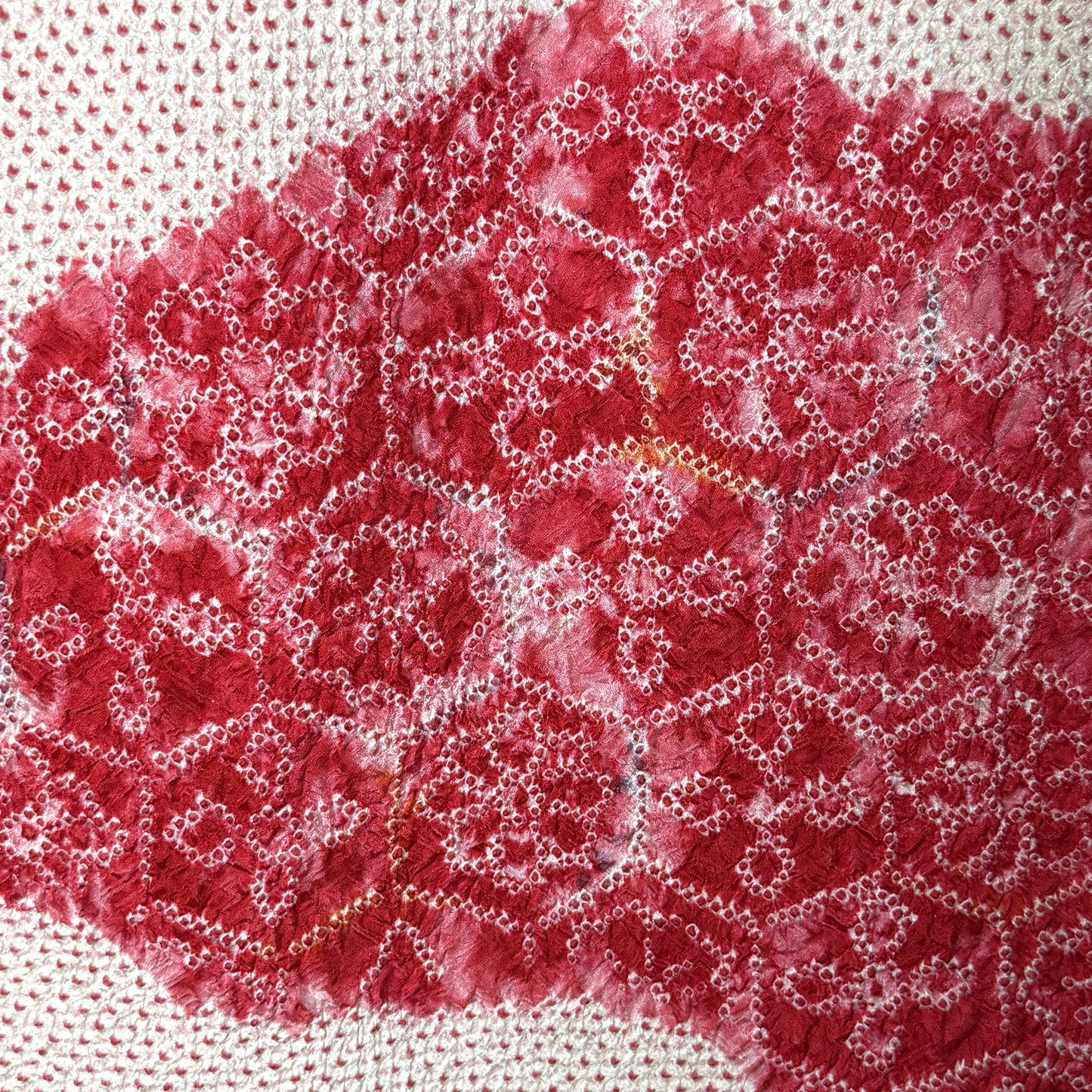 "Shibori Clouds" Vintage Furisode Kimono