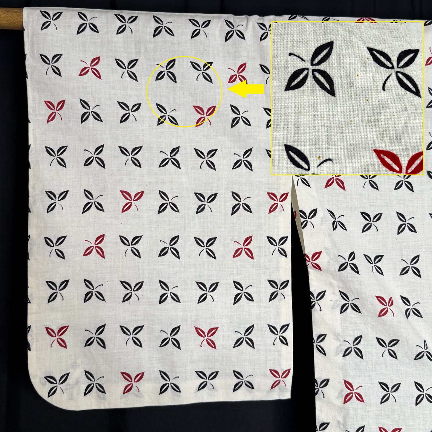 "Flutter Tiles" Vintage Japanese Yukata