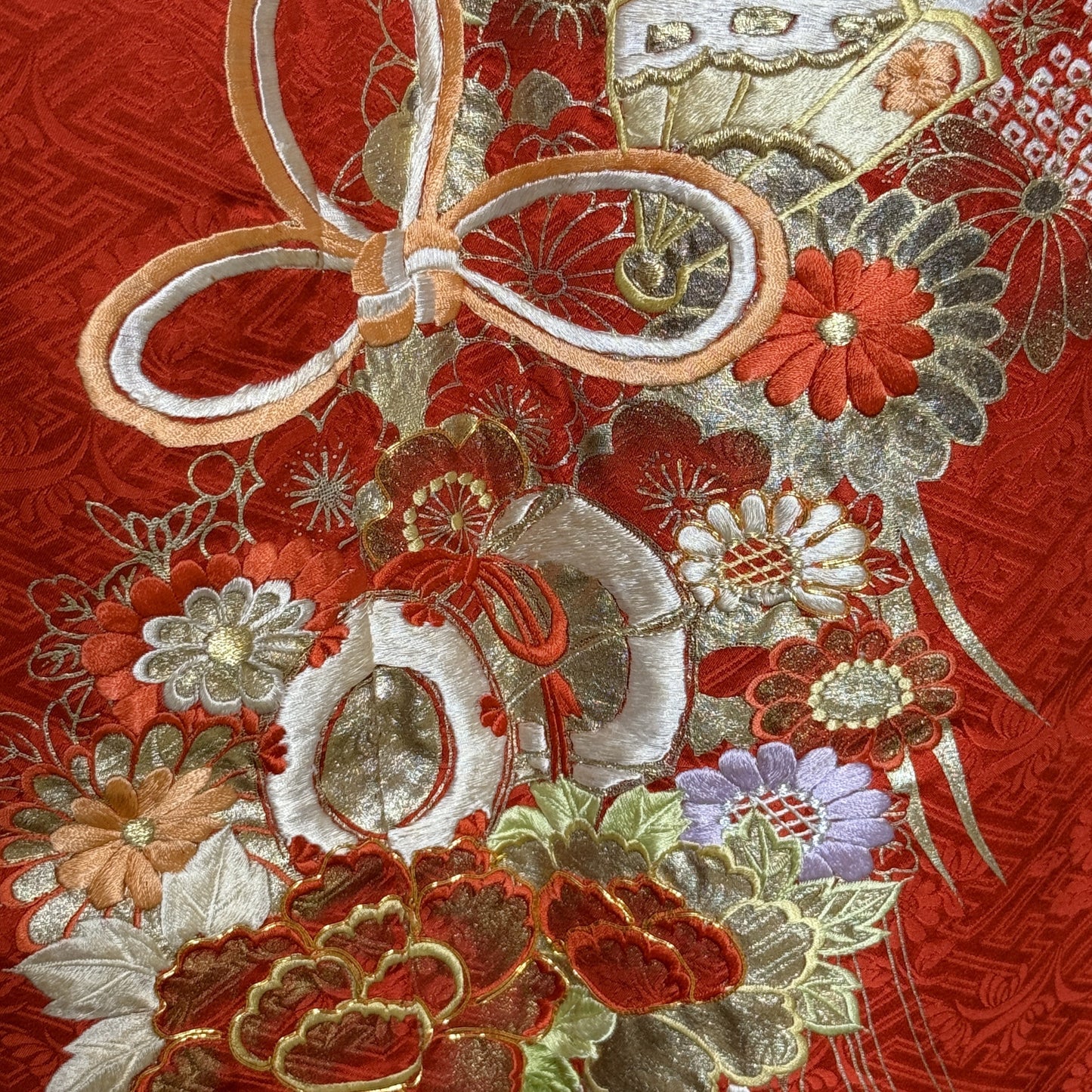 "Kusudama" Vintage Furisode Kimono