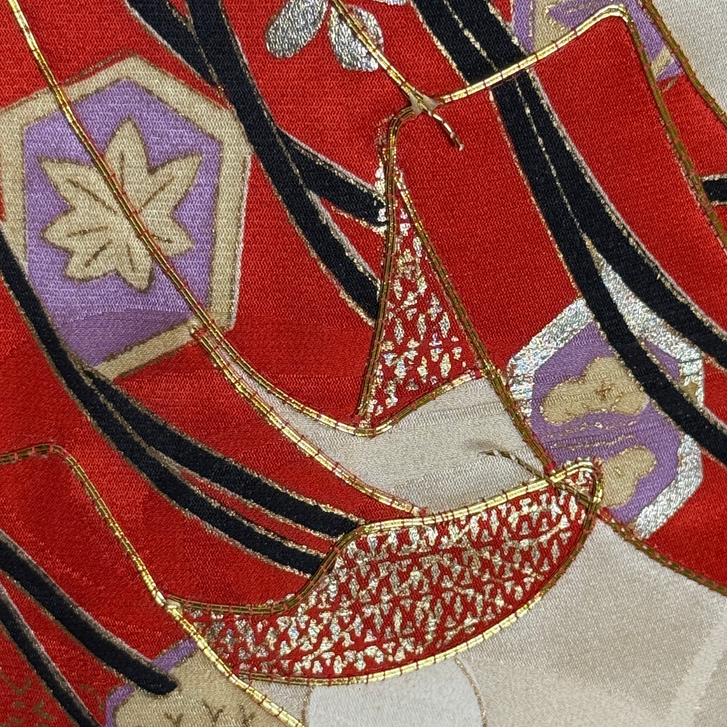 "Gentle Breeze" Vintage Furisode Kimono